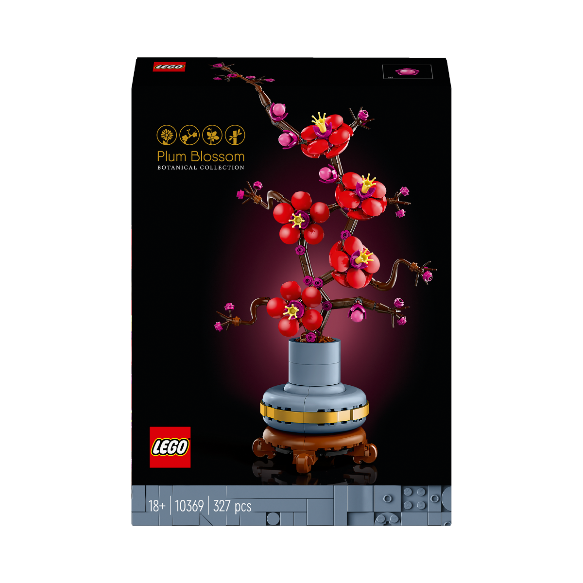 LEGO 10369 Icons Plum Blossom Flower Building Set for Adults