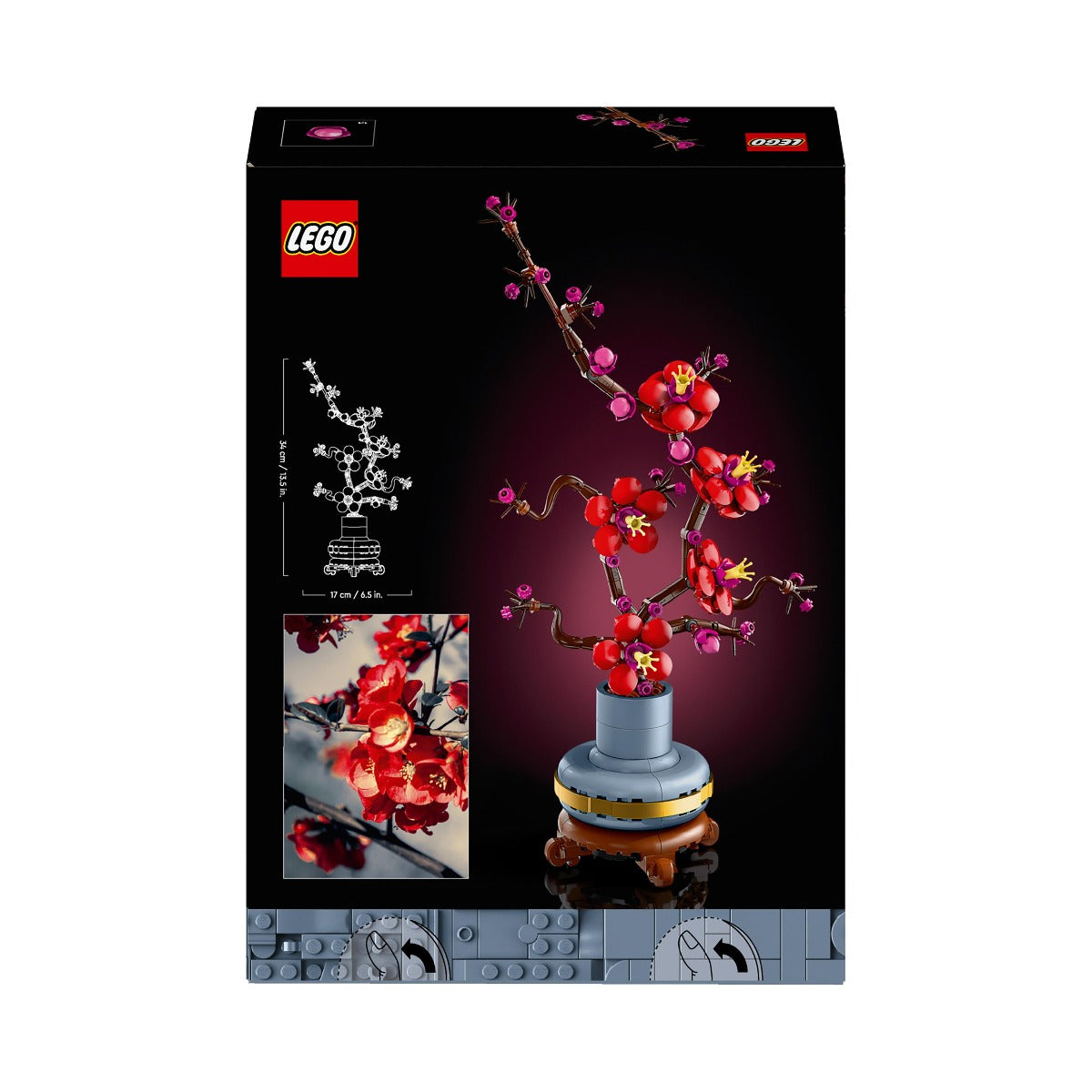 LEGO 10369 Icons Plum Blossom Flower Building Set for Adults