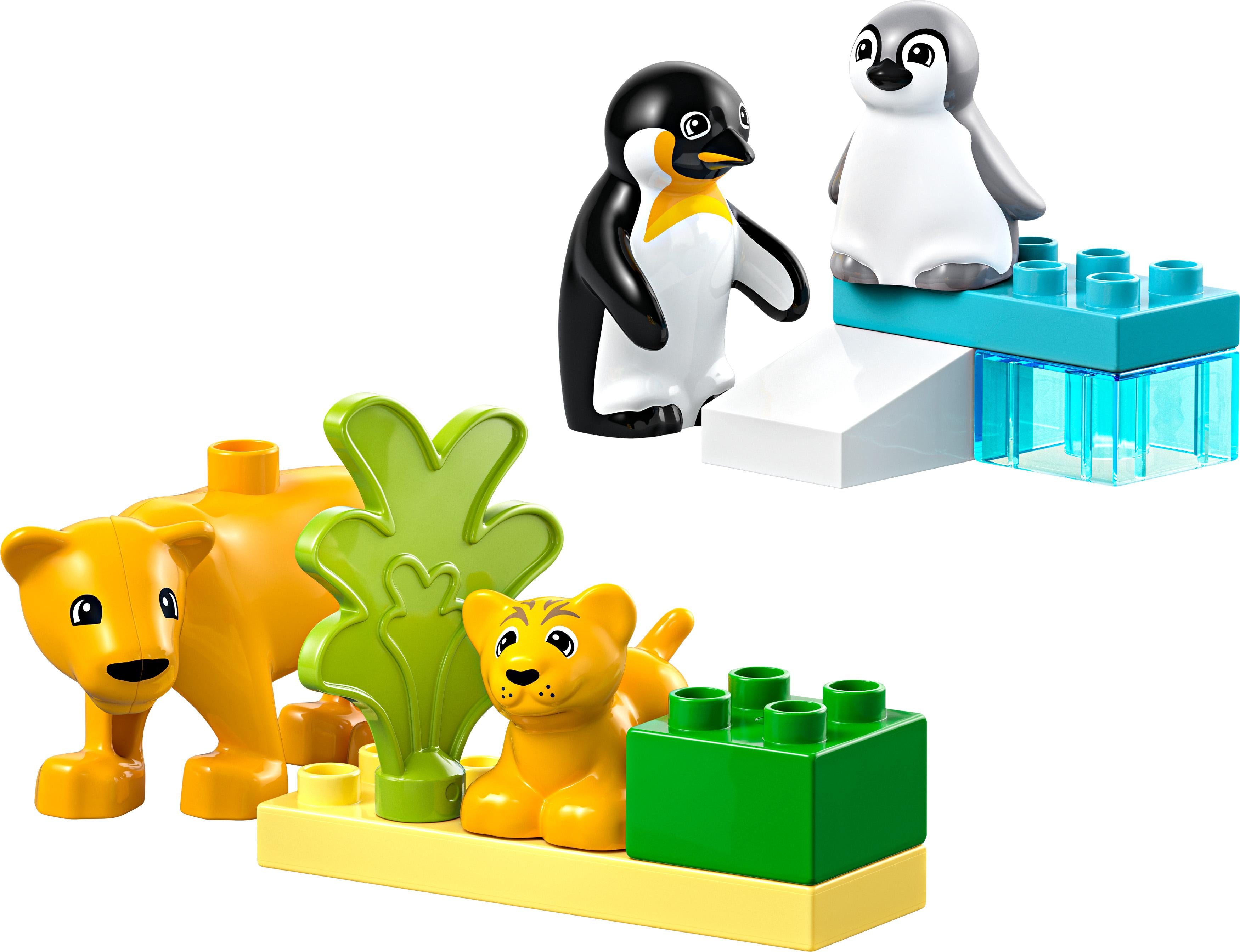 LEGO 10442 DUPLO Wild Animal Families: Penguins & Lions