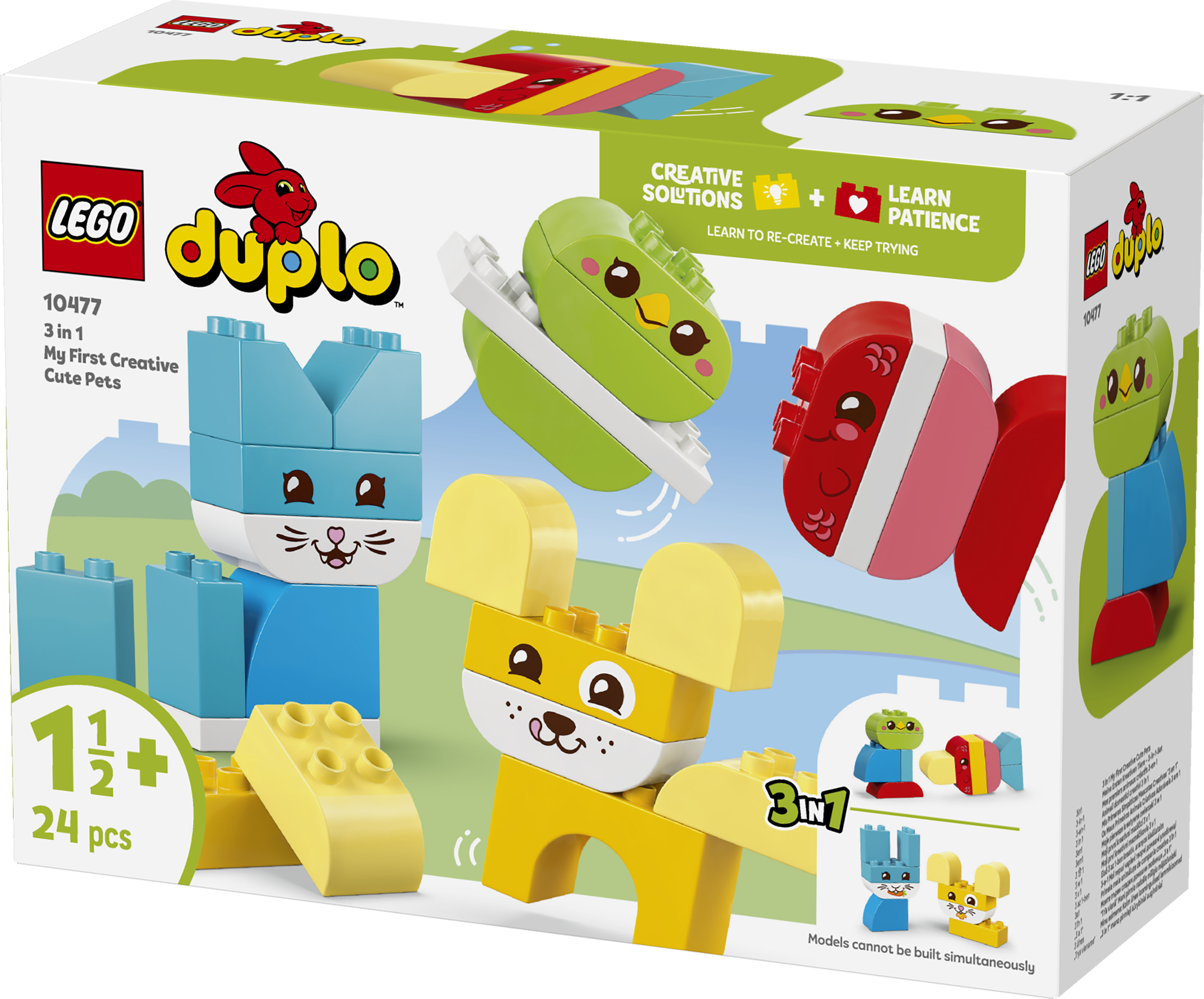 LEGO 10477 DUPLO My First 3 in 1 Creative Cute Pets
