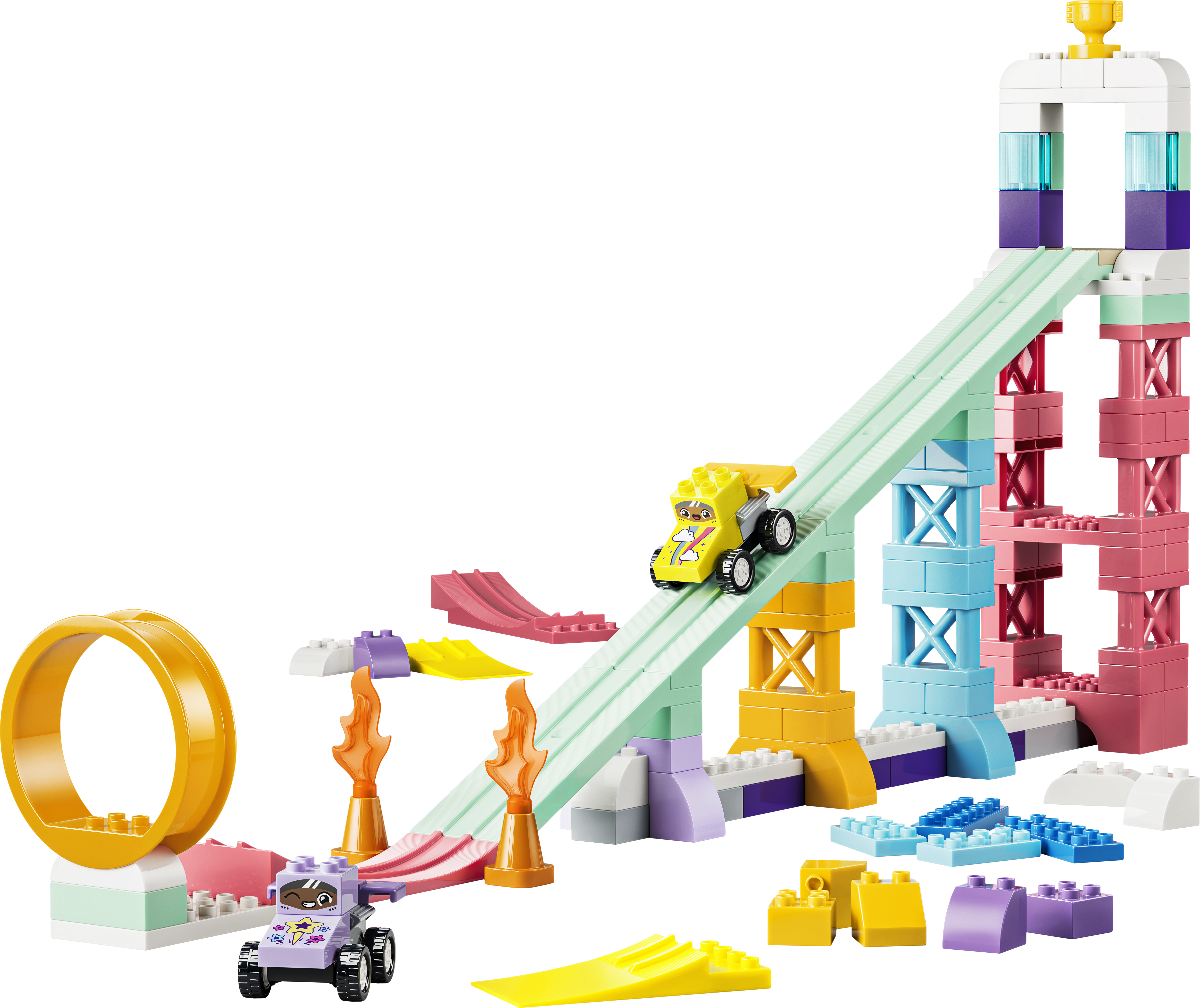 LEGO 10478 DUPLO Town 3 in 1 Creative Ramps with Vehicles