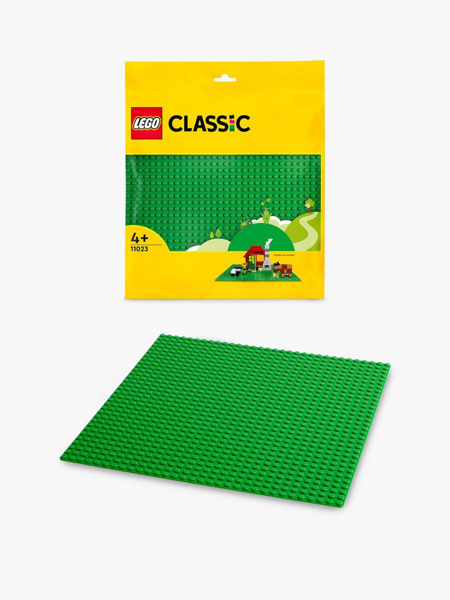 LEGO 11023 Classic Green Baseplate, Square 32x32 Stud Building Base, Build and Display Board