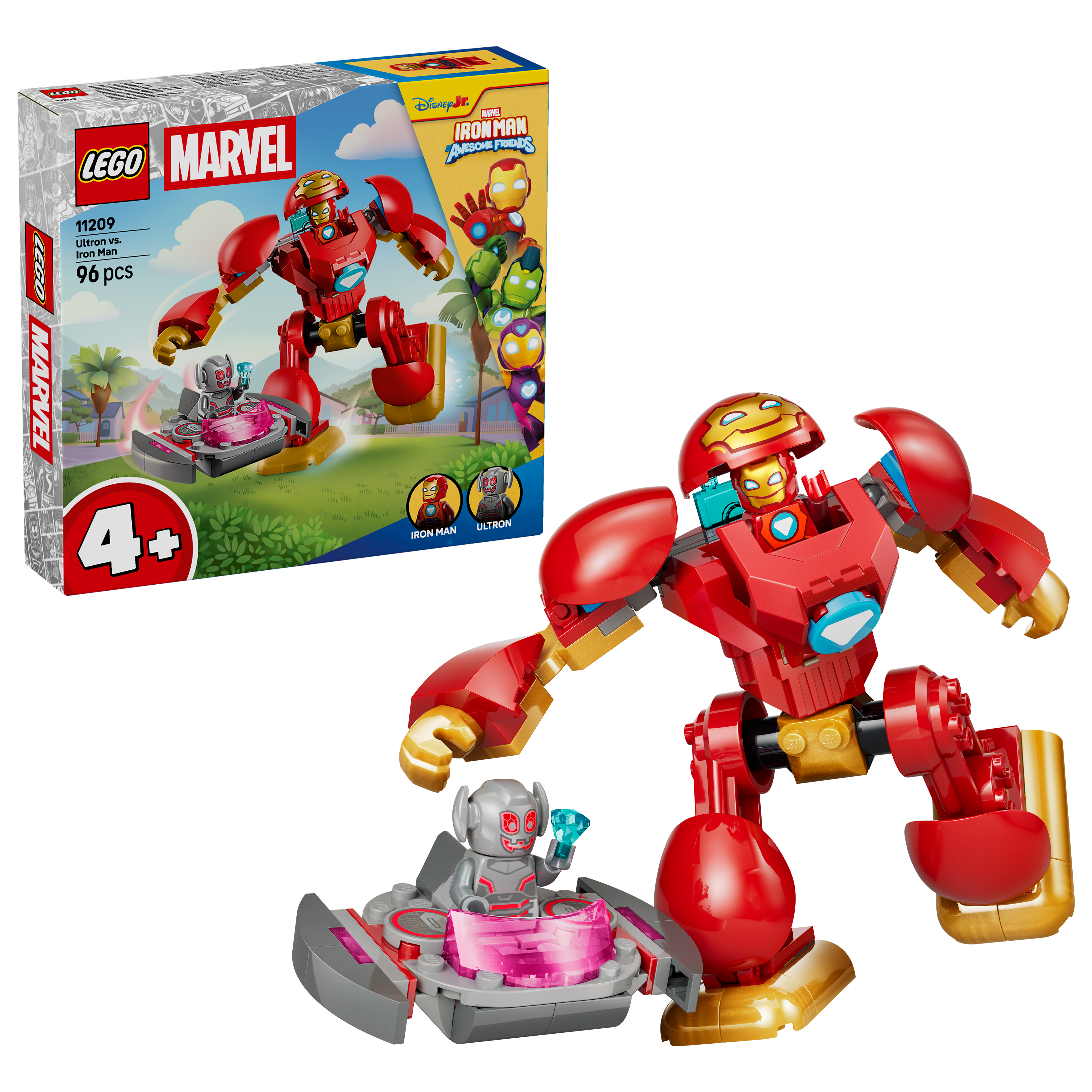 LEGO 11209 Marvel Iron Man and His Awesome Friends Ultron vs. Iron Man