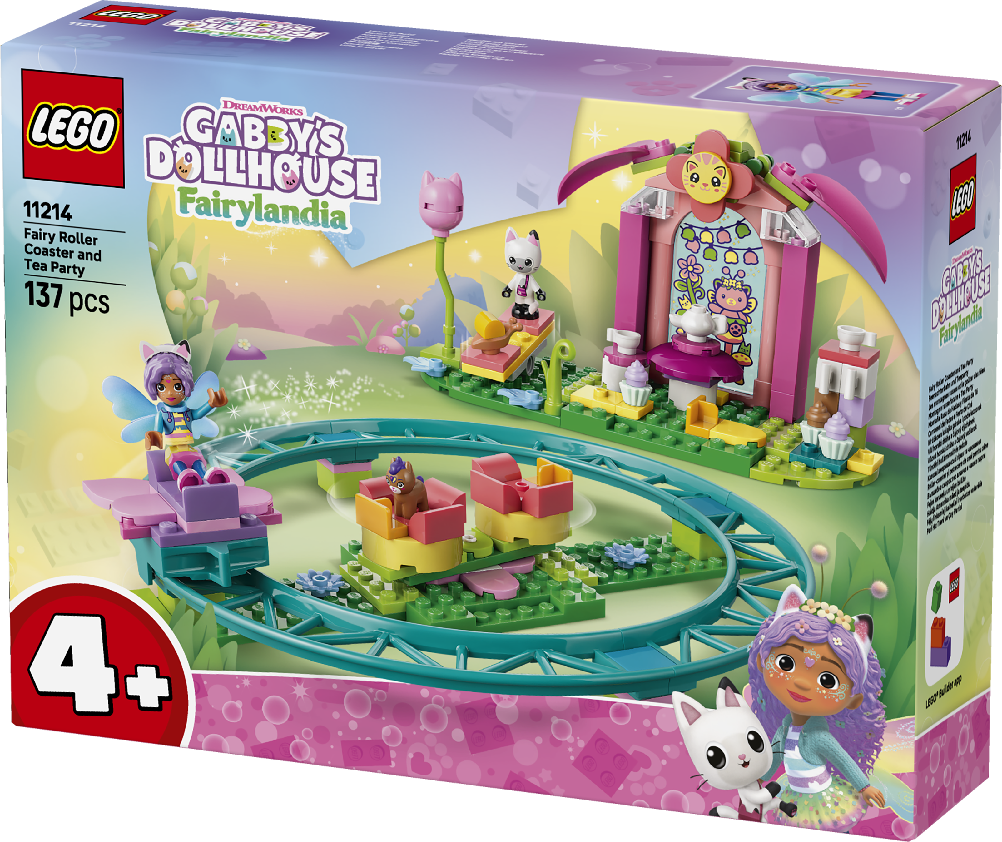 LEGO 11212 Gabby’s Dollhouse Kitty Fairy’s Garden House Toy