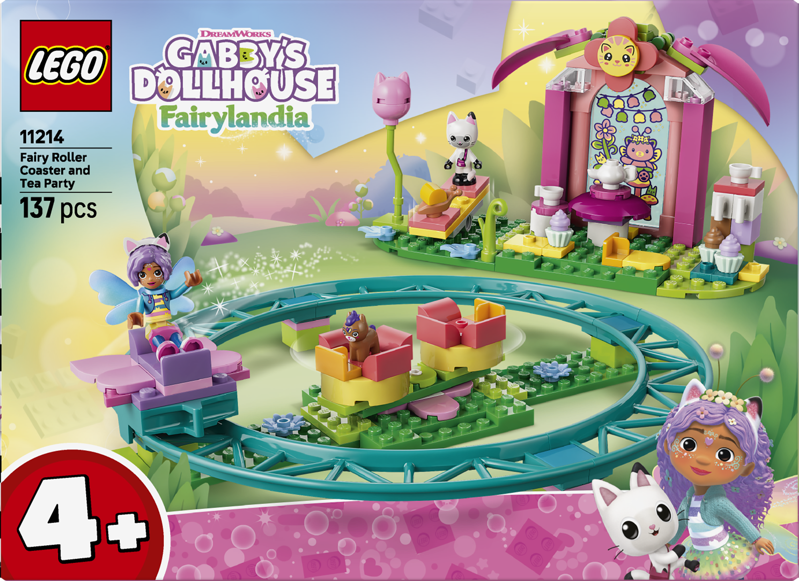 LEGO 11212 Gabby’s Dollhouse Kitty Fairy’s Garden House Toy