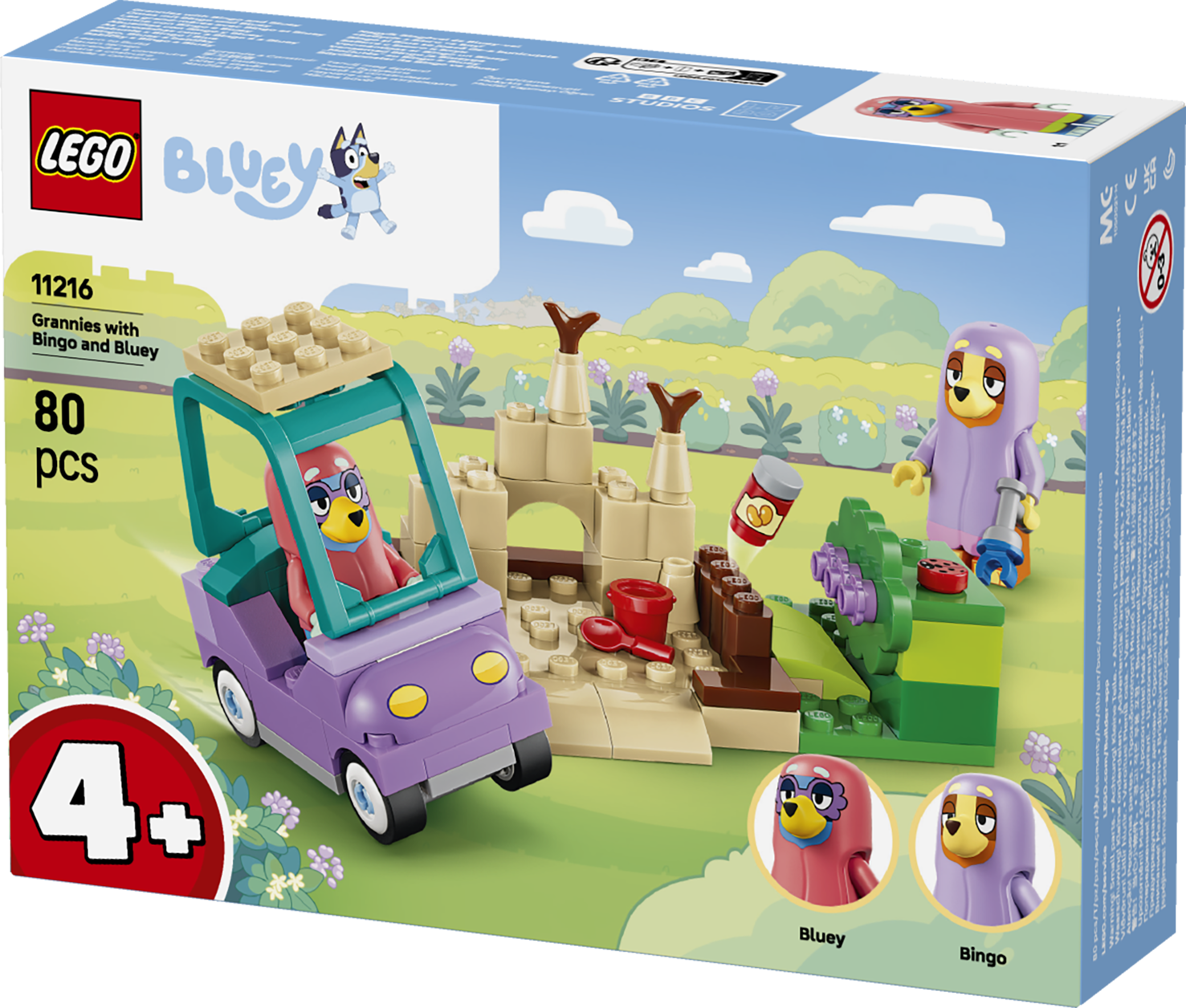 LEGO 11216 Bluey Grannies with Bingo and Bluey Building Toy