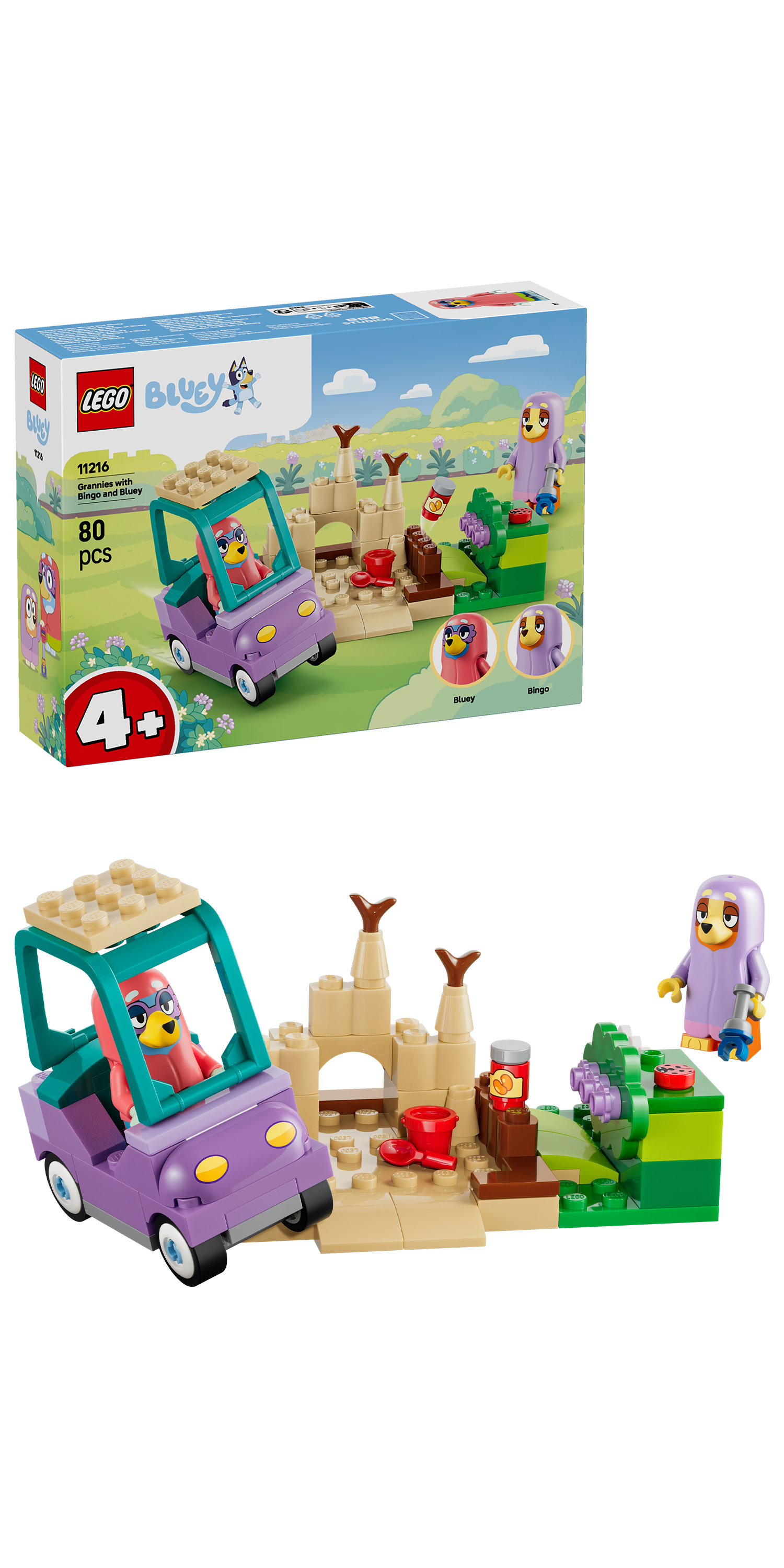 LEGO 11216 Bluey Grannies with Bingo and Bluey Building Toy