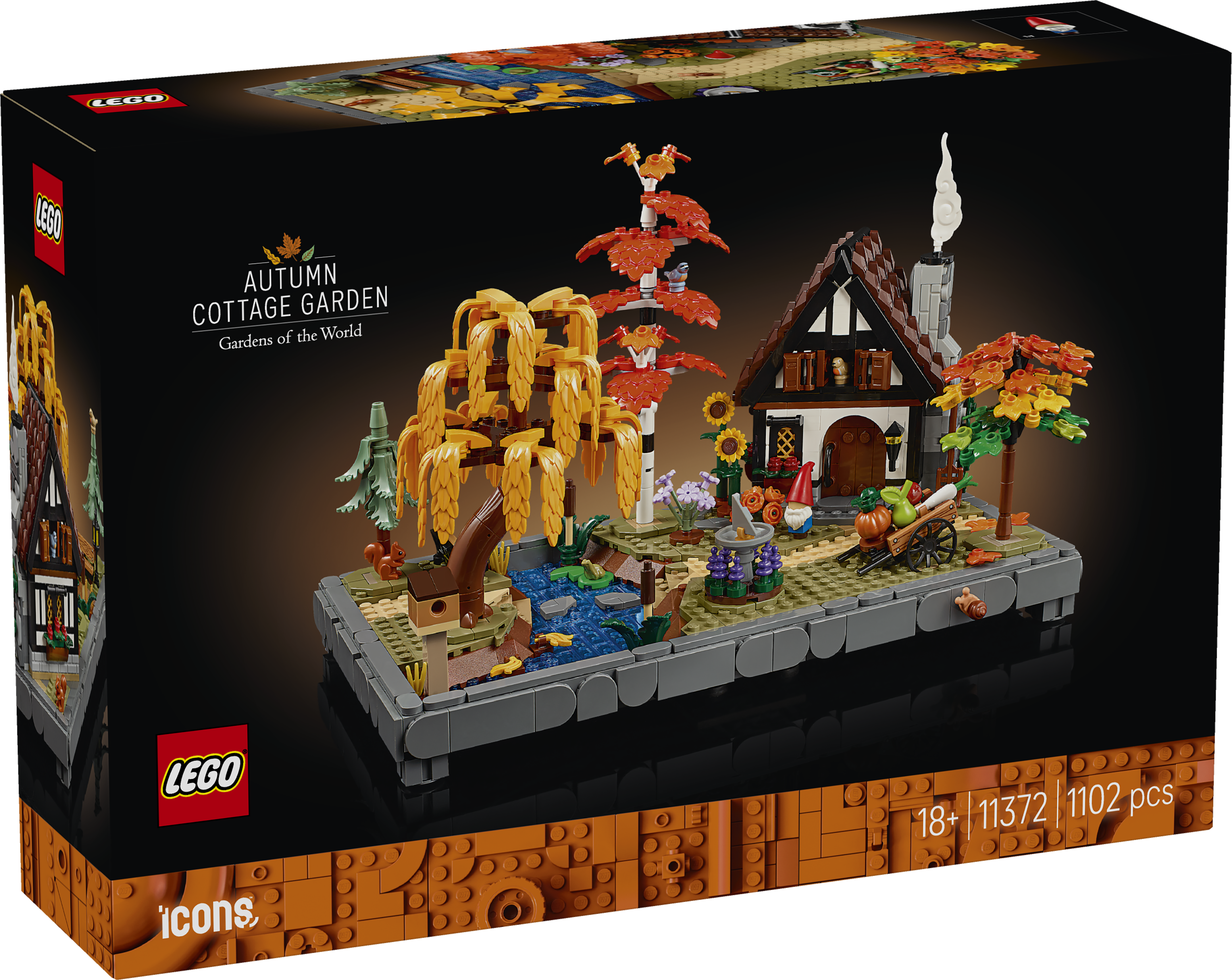 LEGO 11372 Icons Autumn Cottage Garden