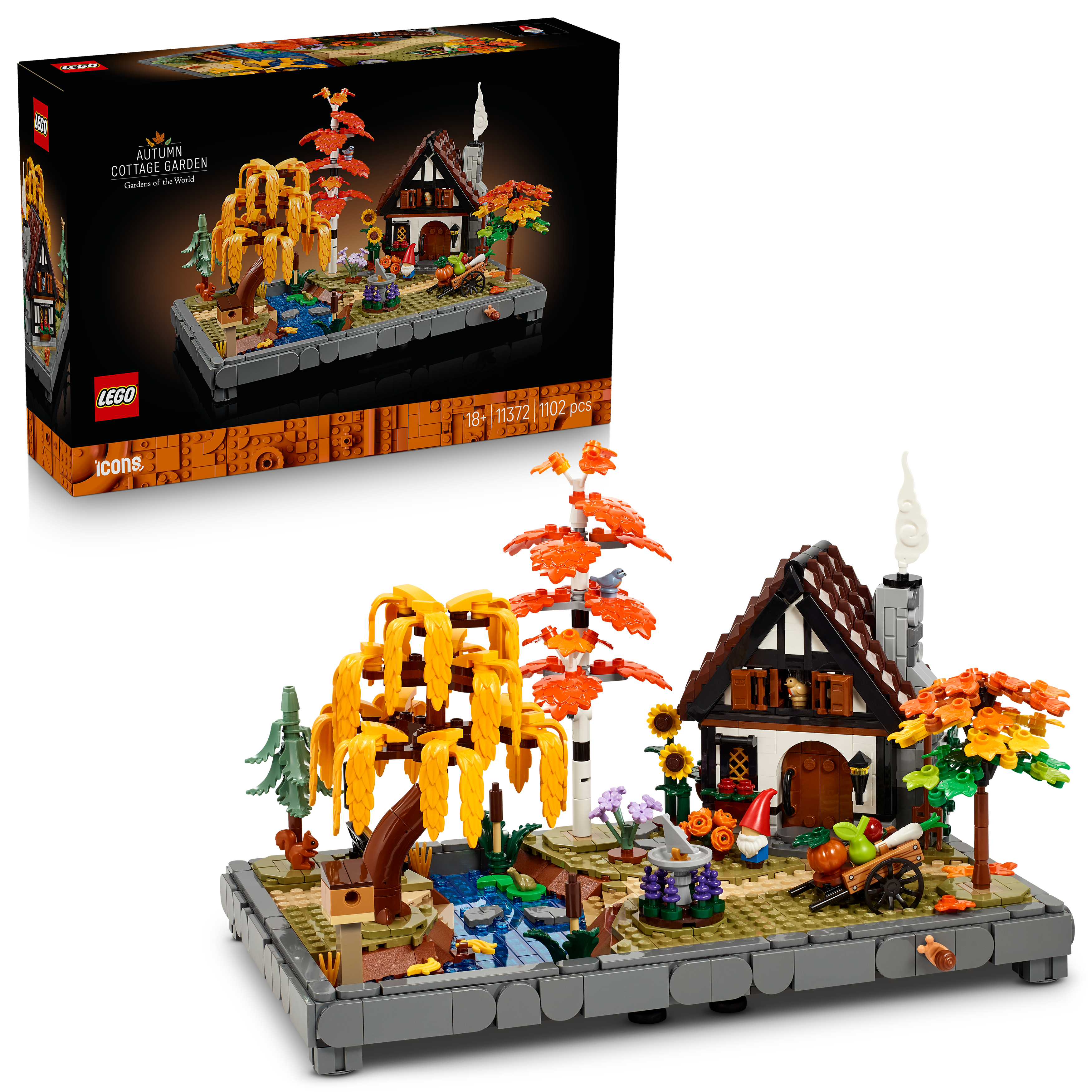 LEGO 11372 Icons Autumn Cottage Garden