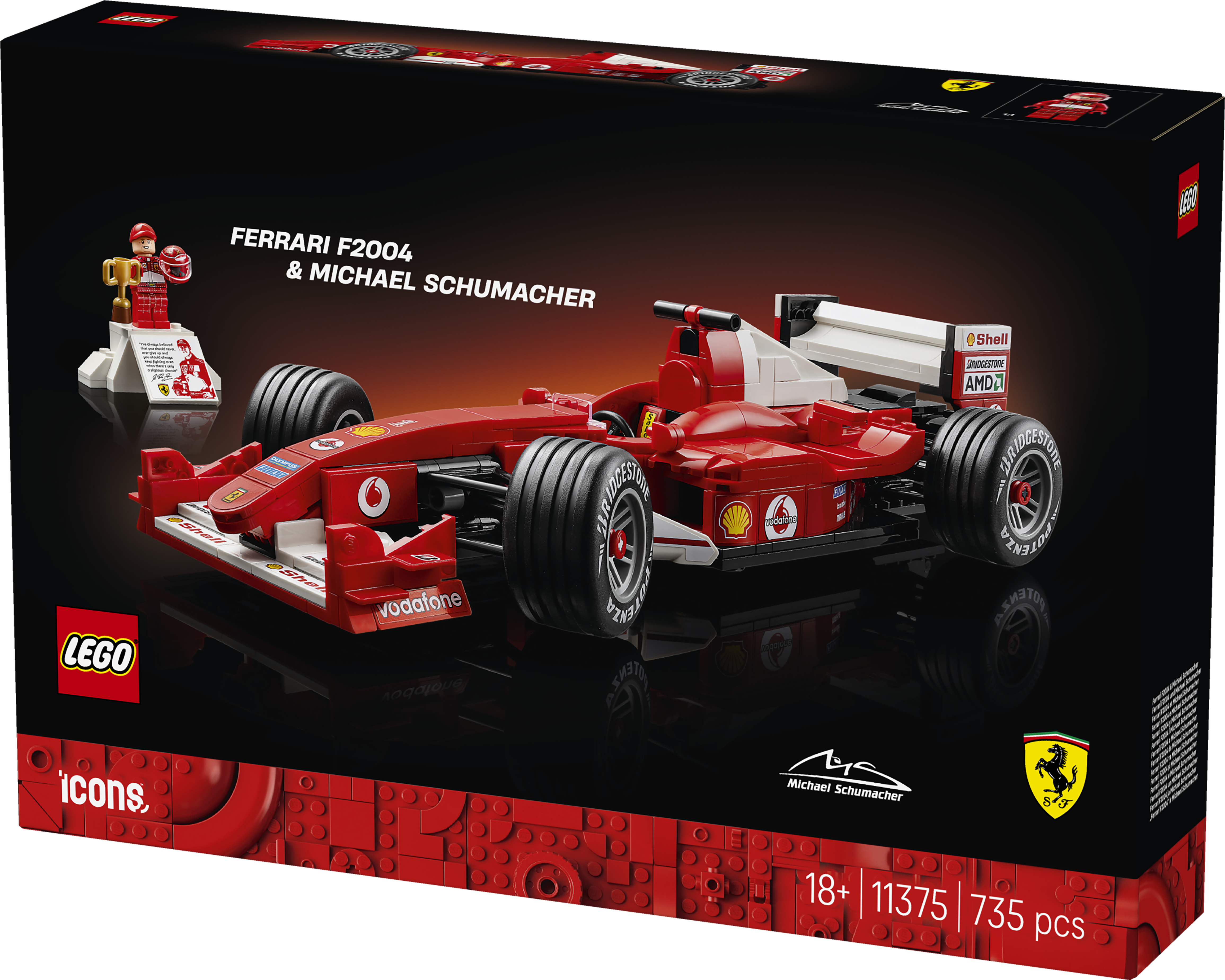 LEGO 11375 Ferrari F2004 & Michael Schumacher