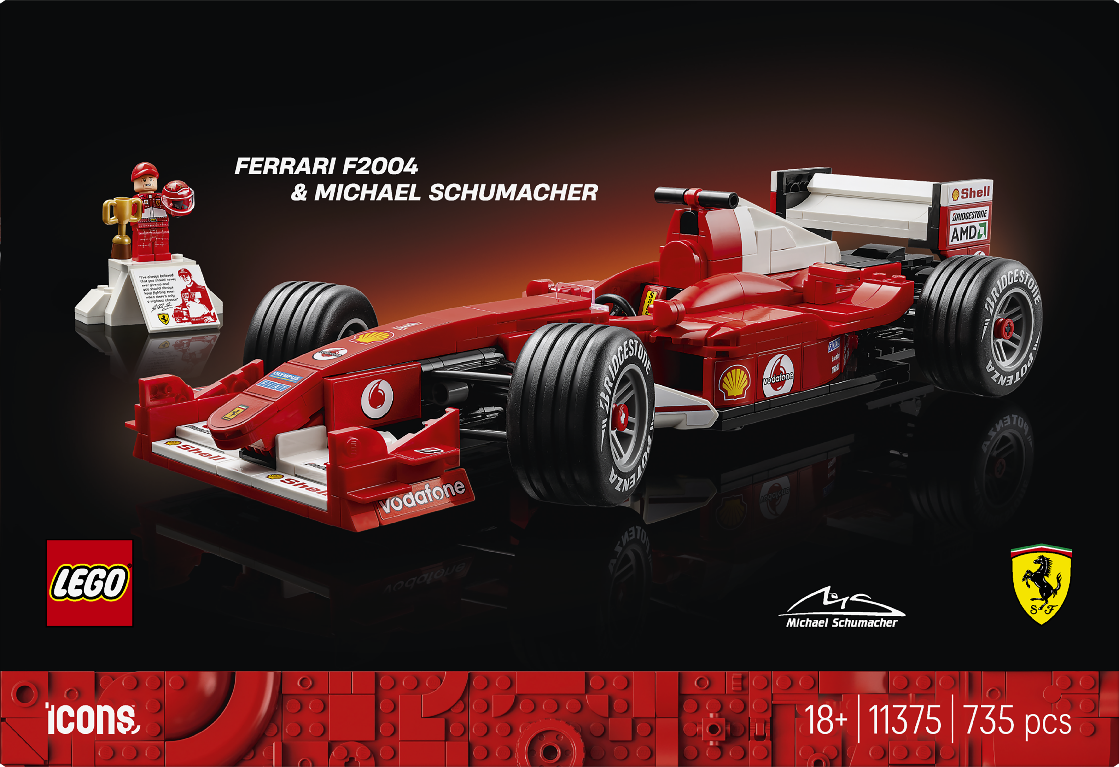 LEGO 11375 Ferrari F2004 & Michael Schumacher