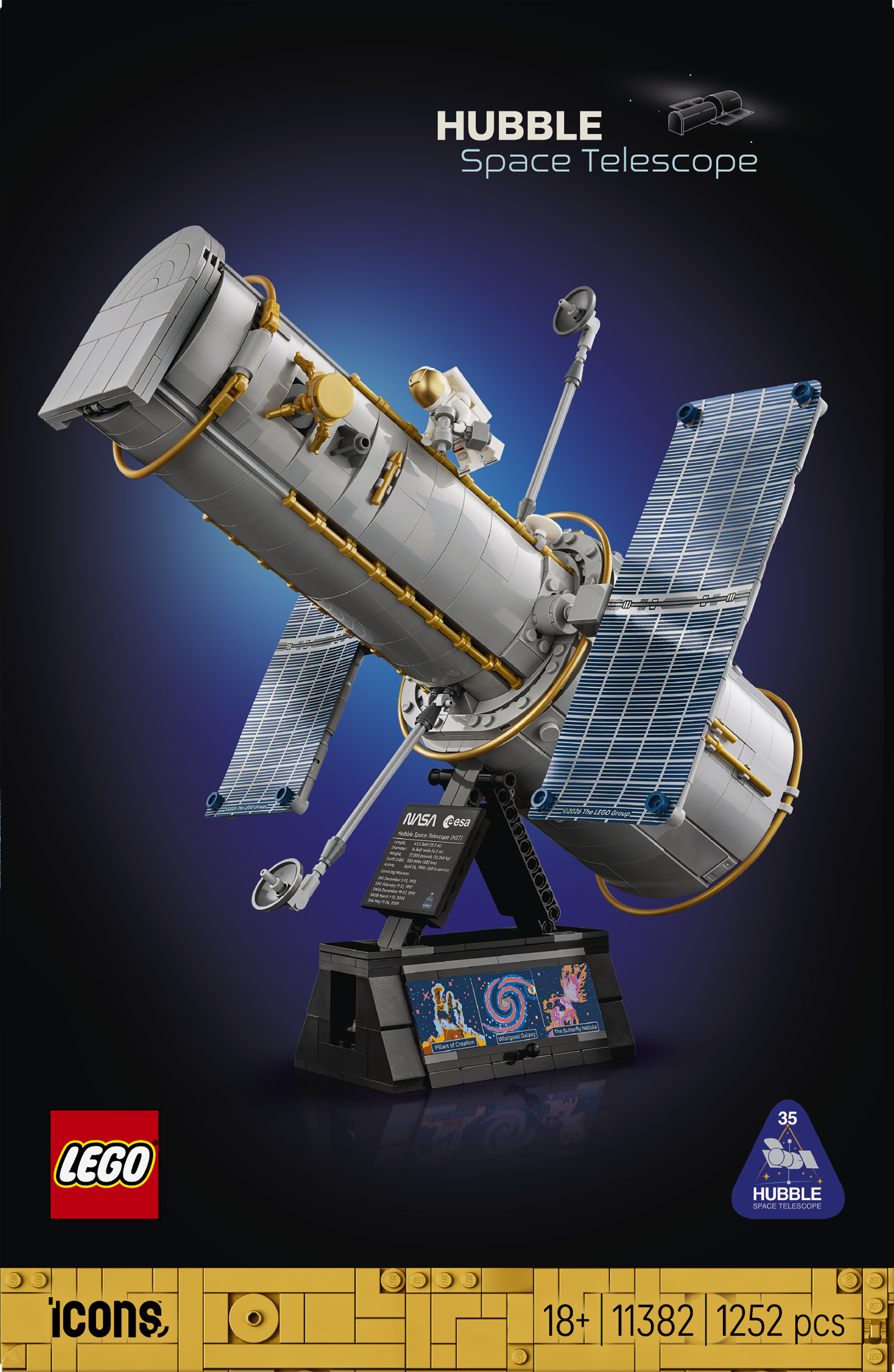 LEGO 11382 Icons Hubble Space Telescope - Science Decor Set