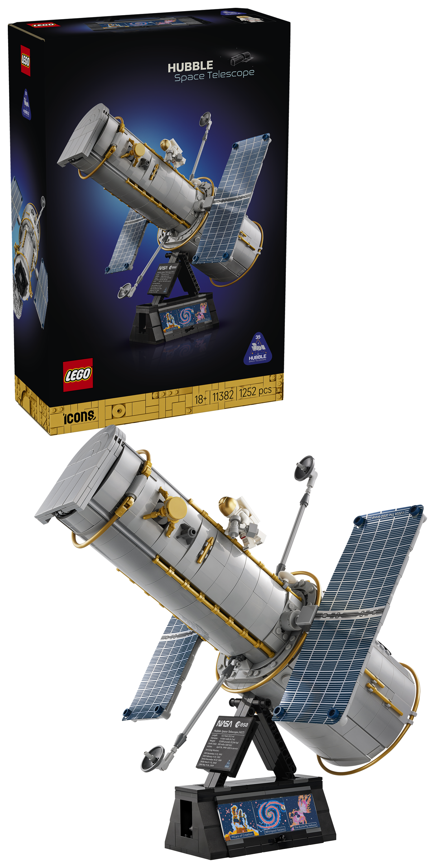 LEGO 11382 Icons Hubble Space Telescope - Science Decor Set