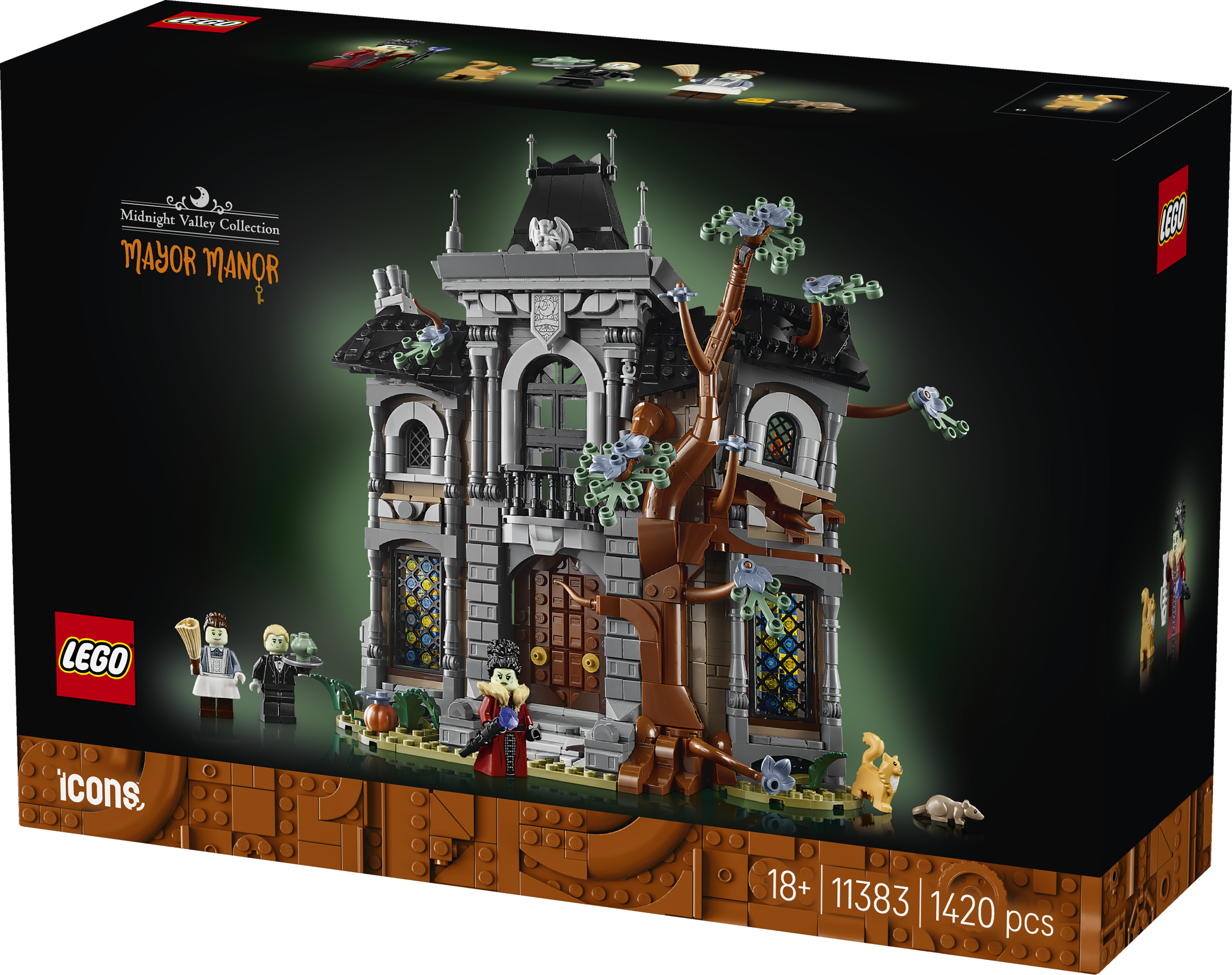 LEGO 11383 Icons Mayor Manor - Eerie Mansion Decor Kit