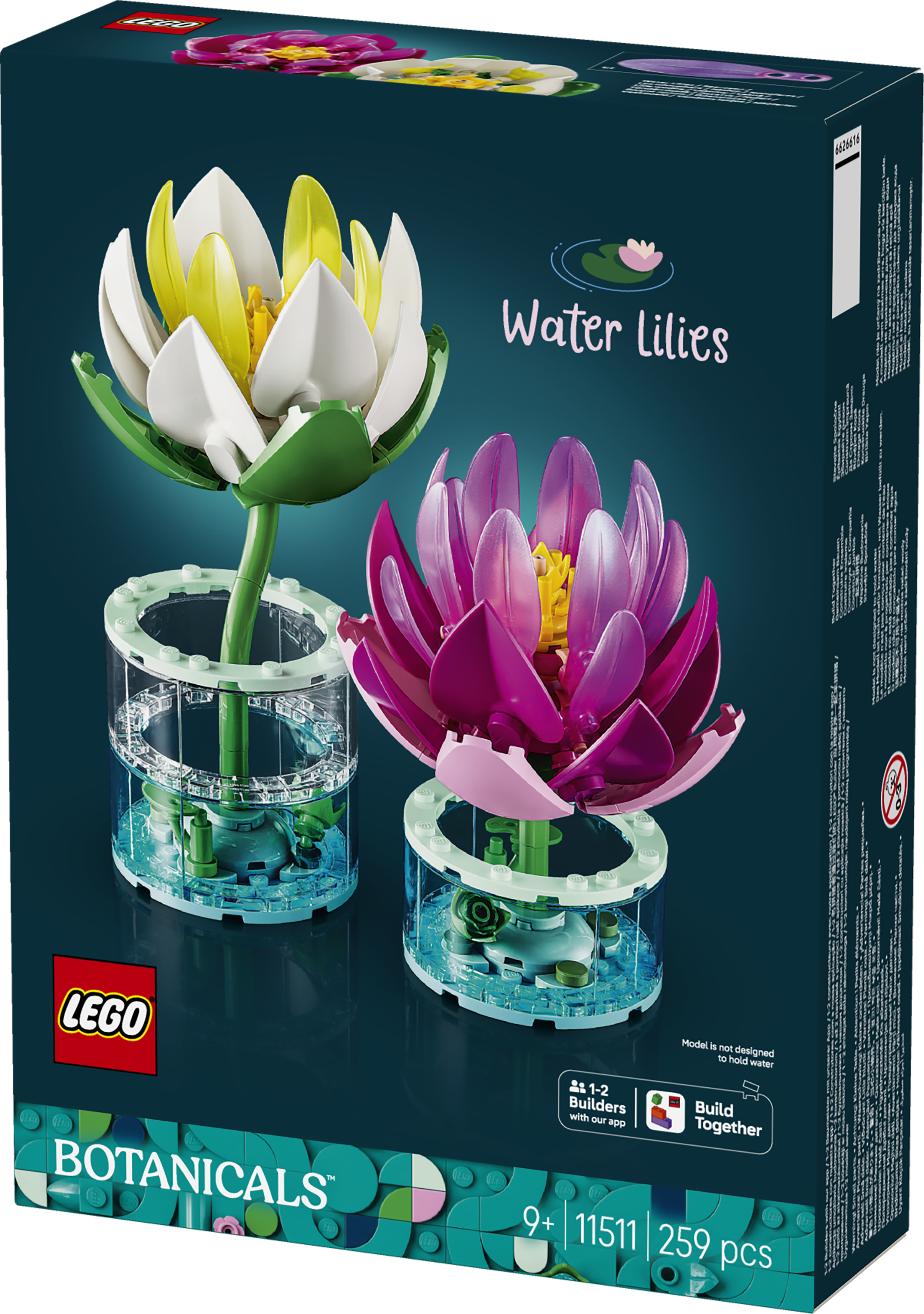 LEGO 11511 Botanicals Water Lilies Flower Building Set