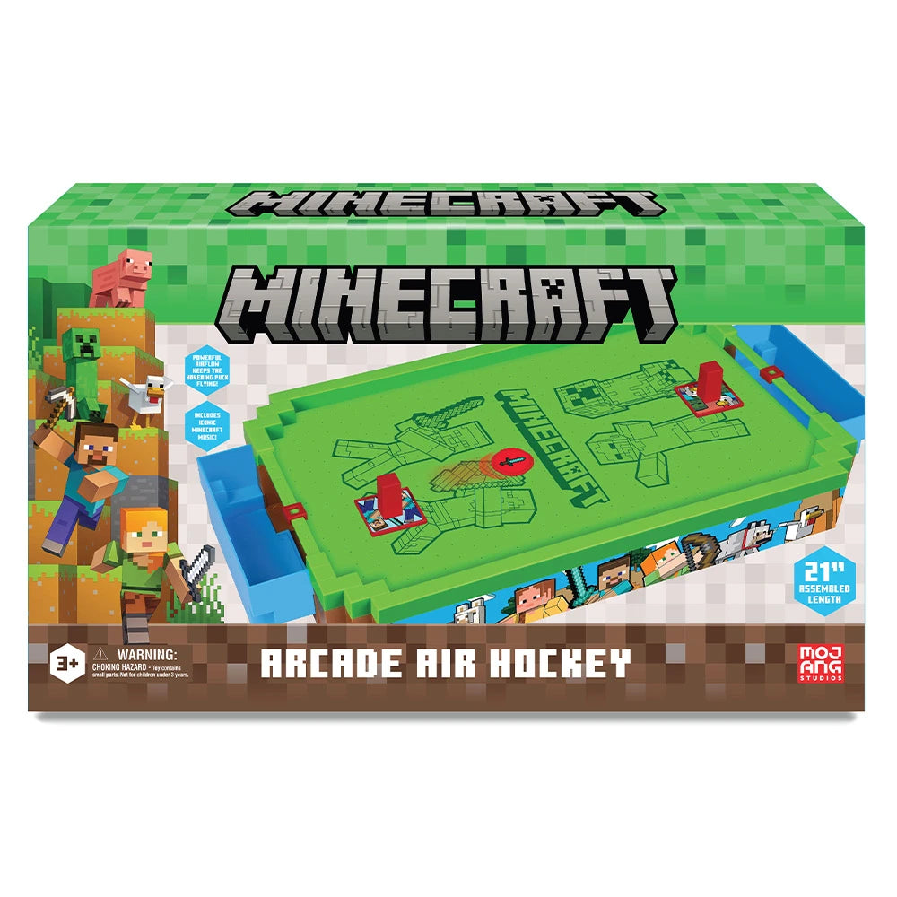 Minecraft The Overworld Arcade Air Hockey Premium Series