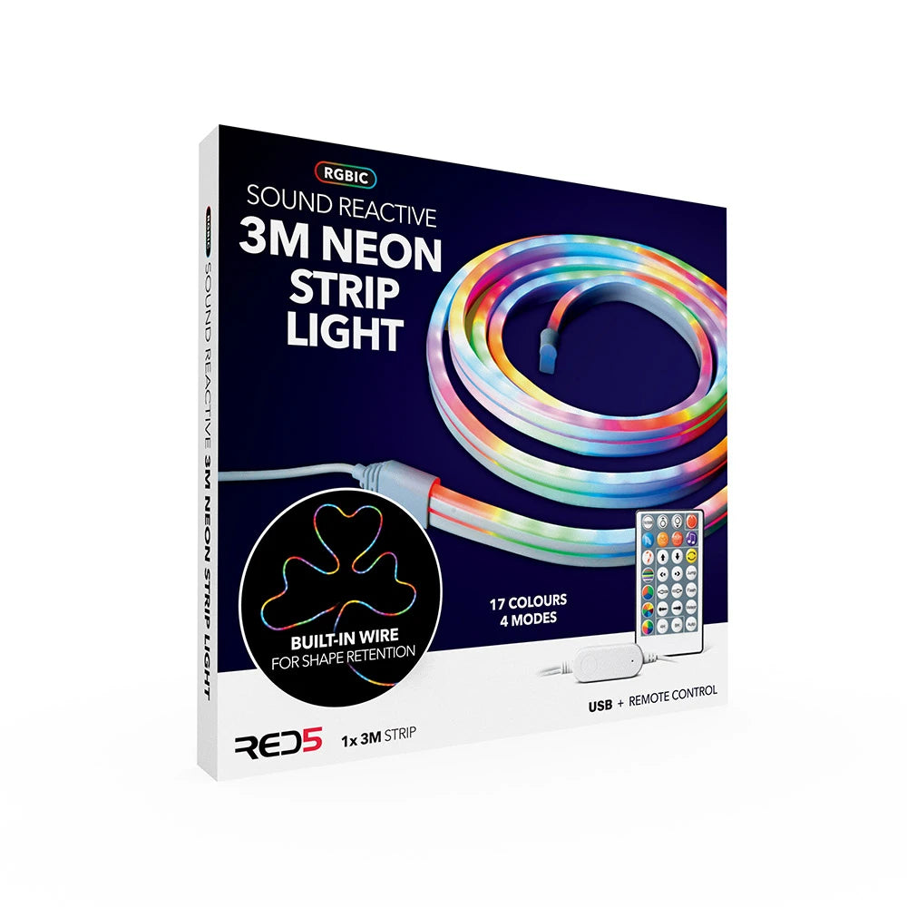RED5 3M Sound Reactive Neon Strip Light