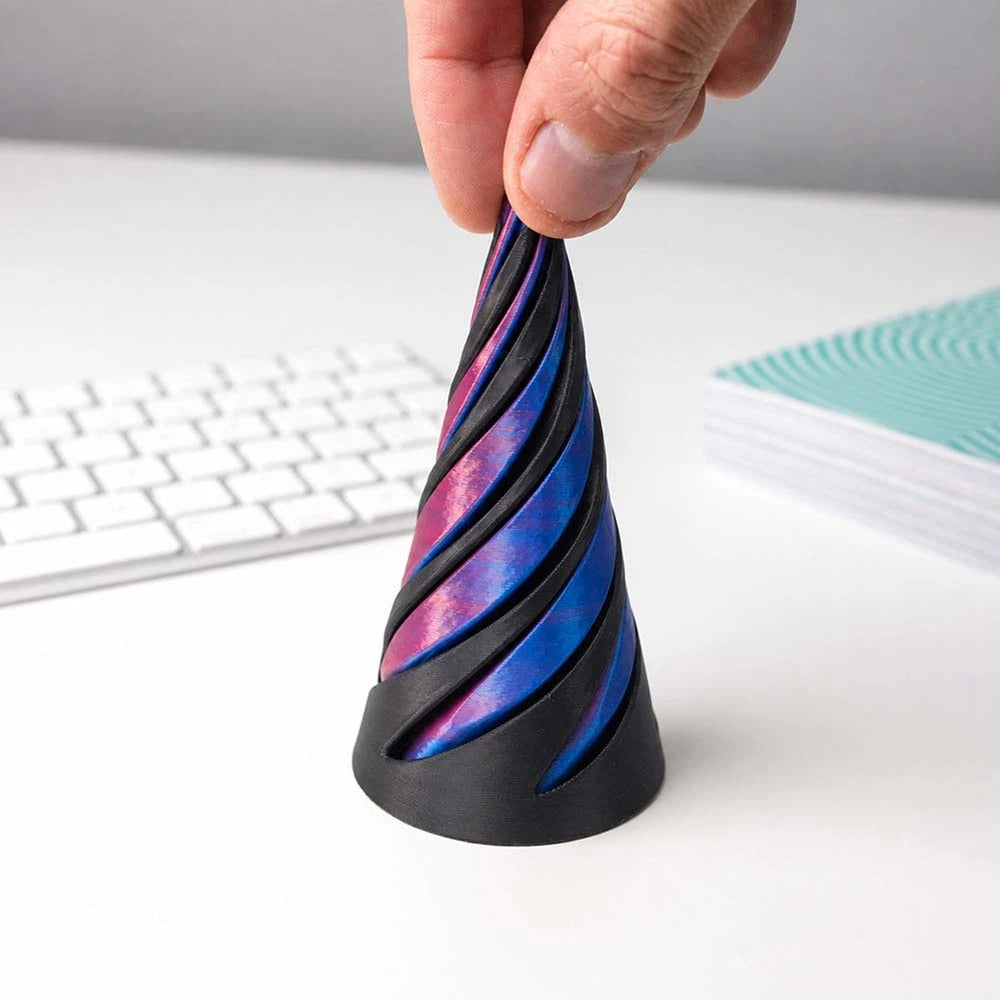 3D Printed Spiral Fidget Cone
