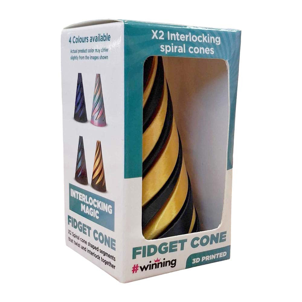 3D Printed Spiral Fidget Cone