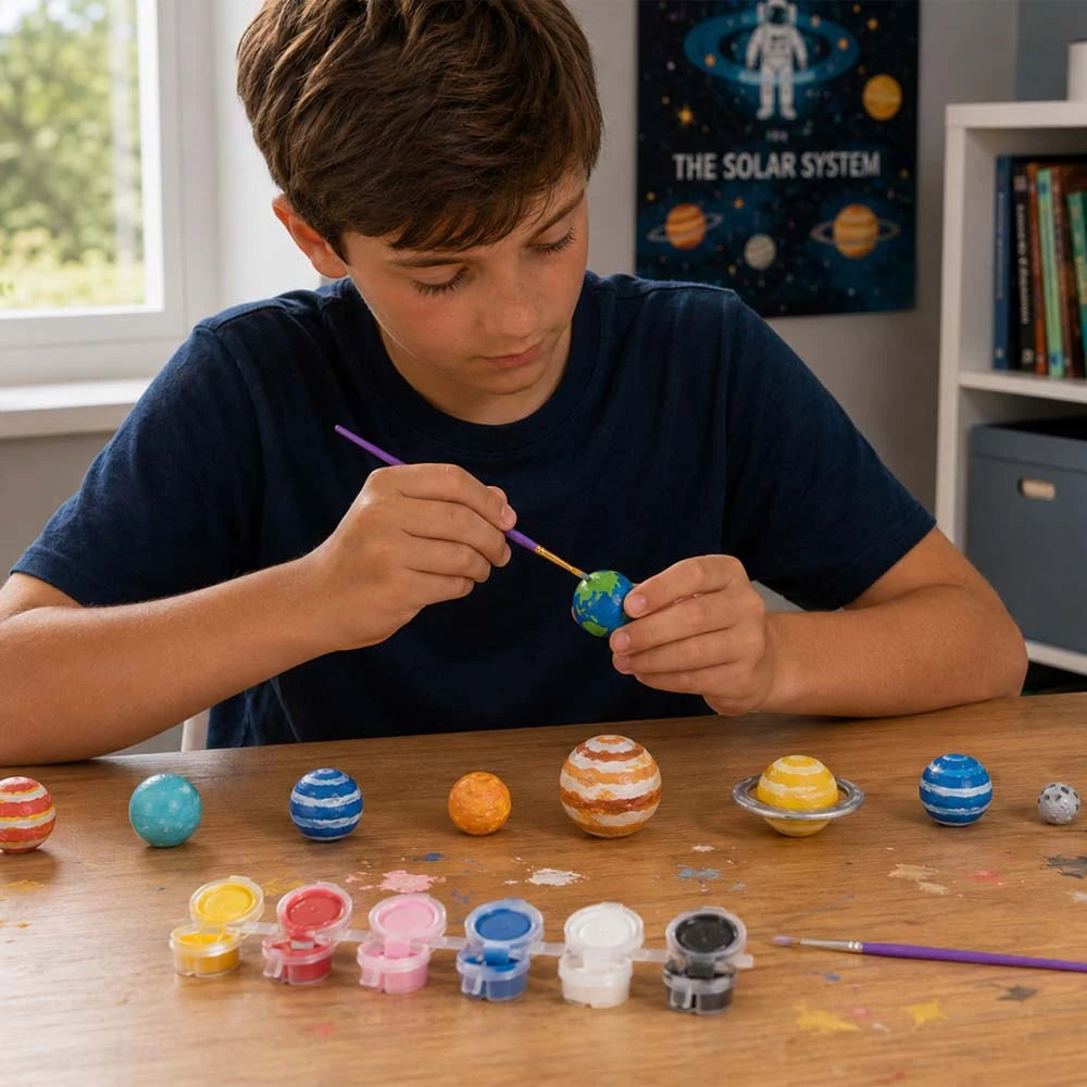 Build Your Own Solar System Kit with Paints