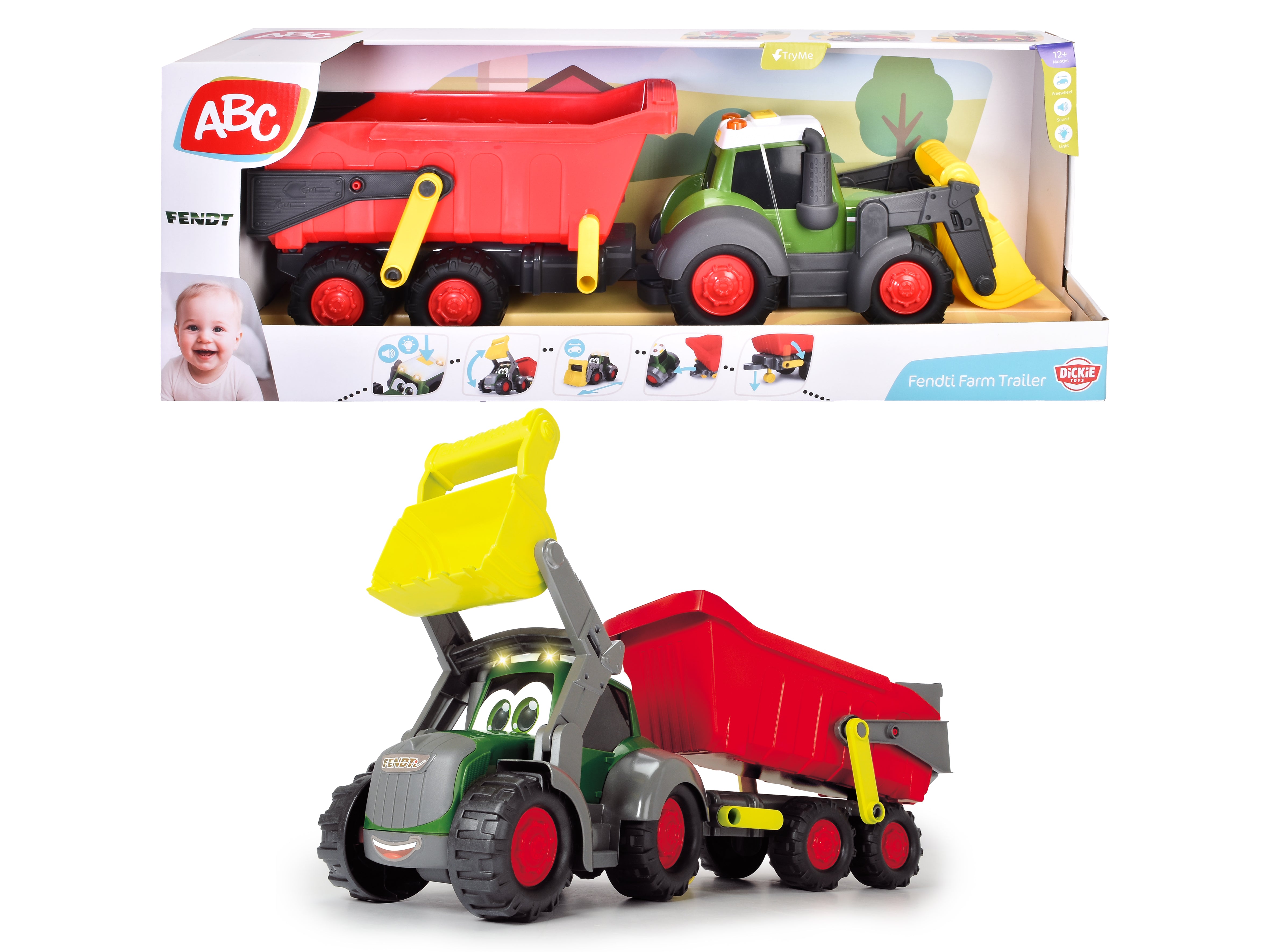 Simba Dickie 204119000 ABC Fendti Farm Trailer