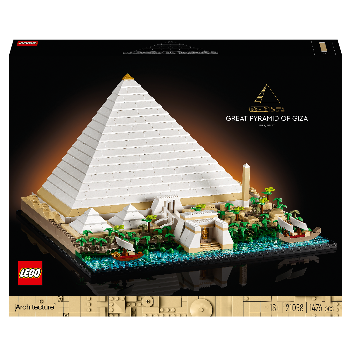 LEGO 21058 Architecture Great Pyramid of Giza Home Décor