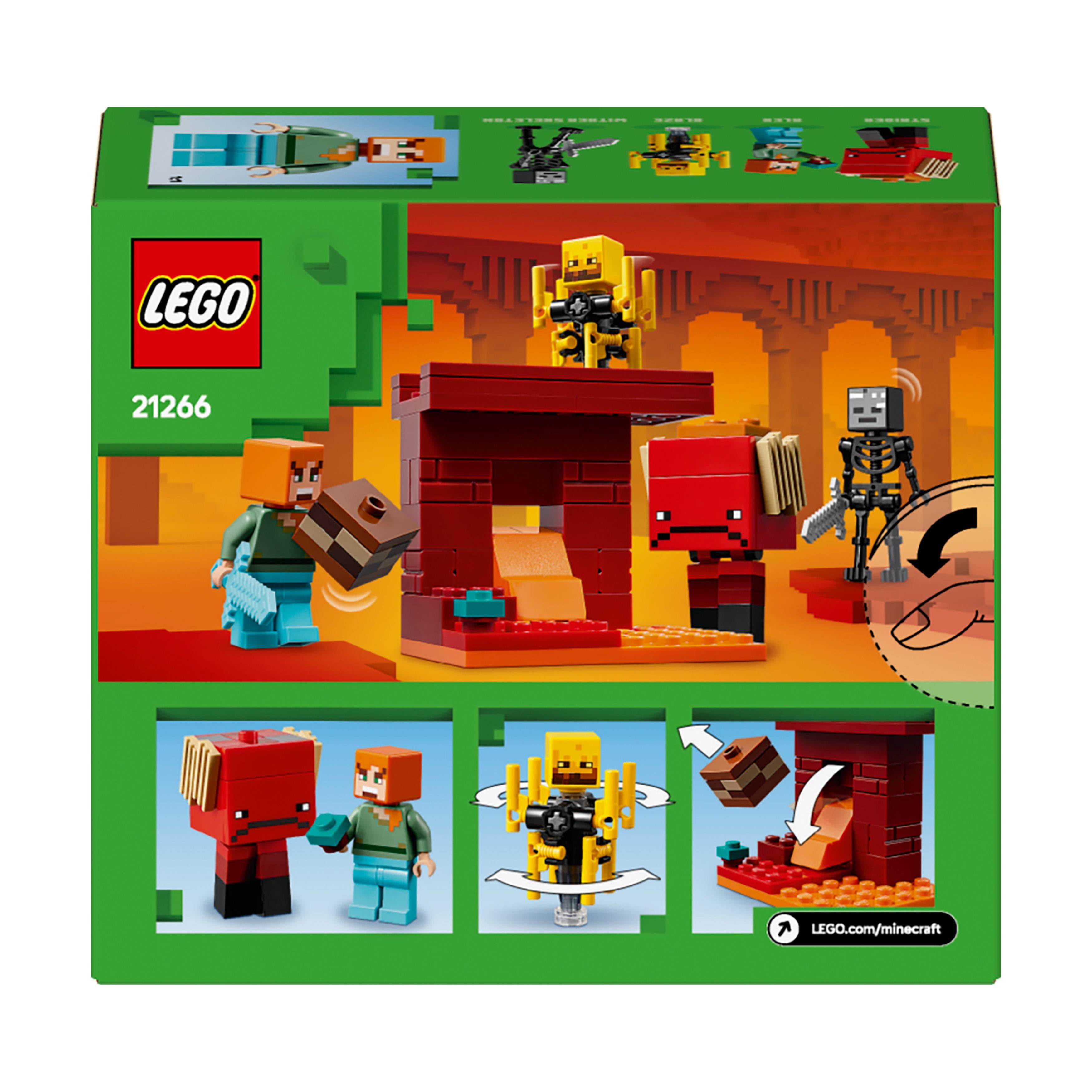 LEGO 21266 Minecraft The Nether Lava Battle