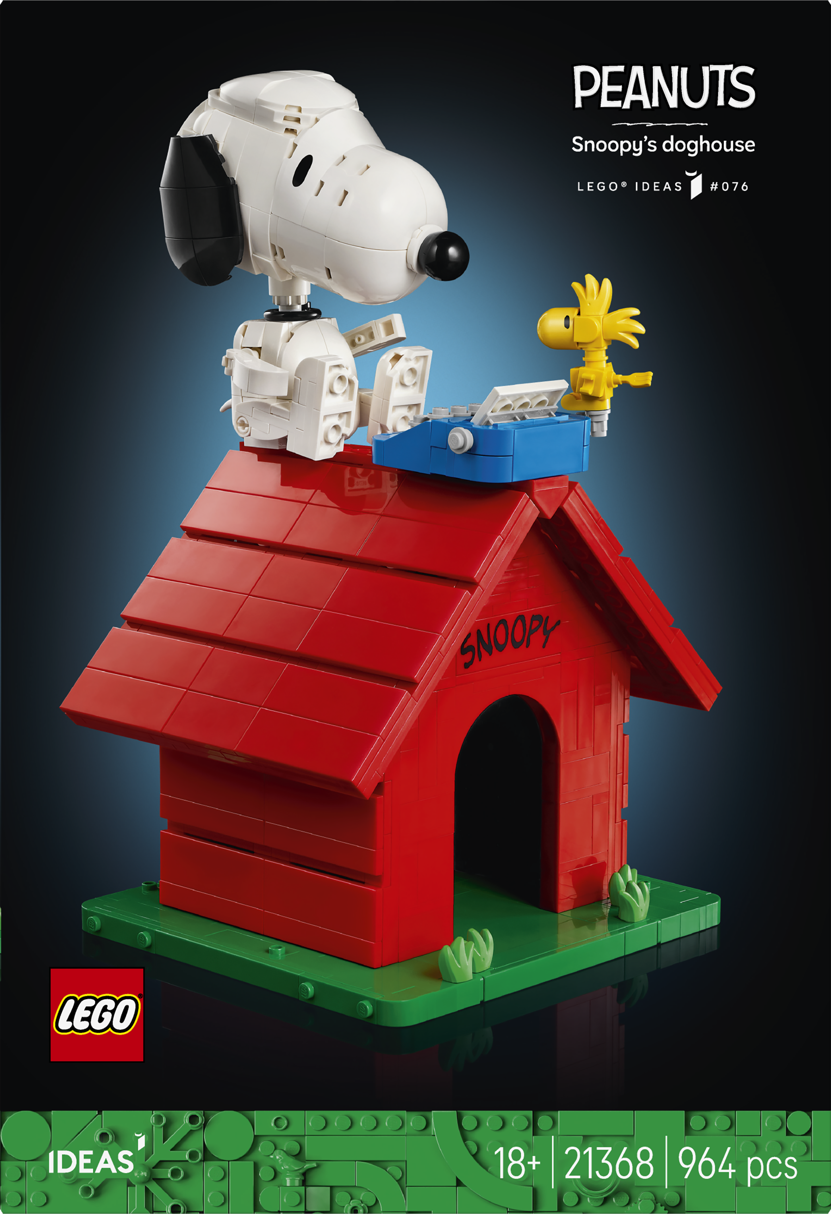 LEGO 21368 Ideas Peanuts: Snoopy’s Doghouse Set