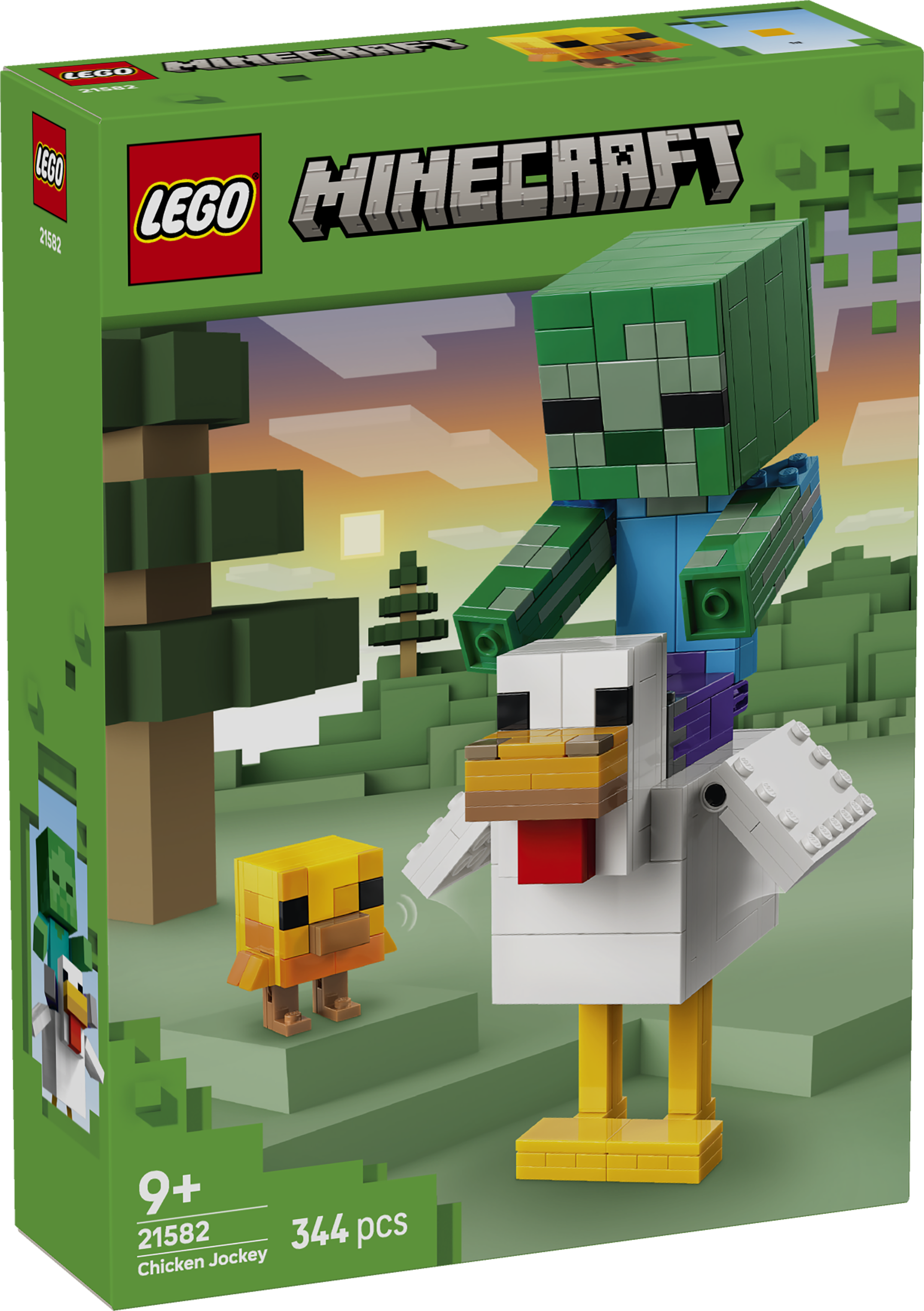 LEGO 21582 Minecraft® Chicken Jockey Building Toy Decor