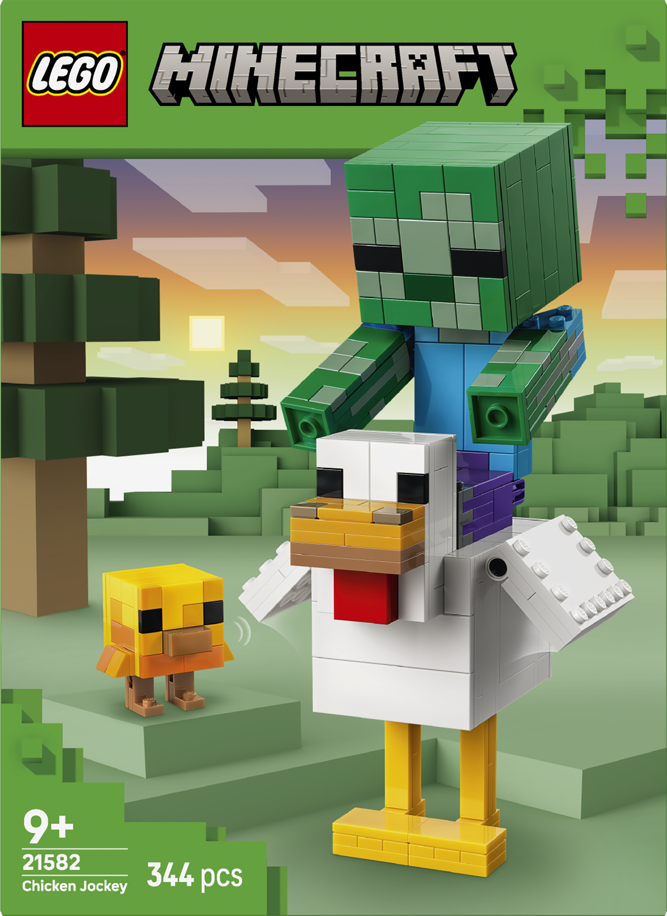 LEGO 21582 Minecraft® Chicken Jockey Building Toy Decor