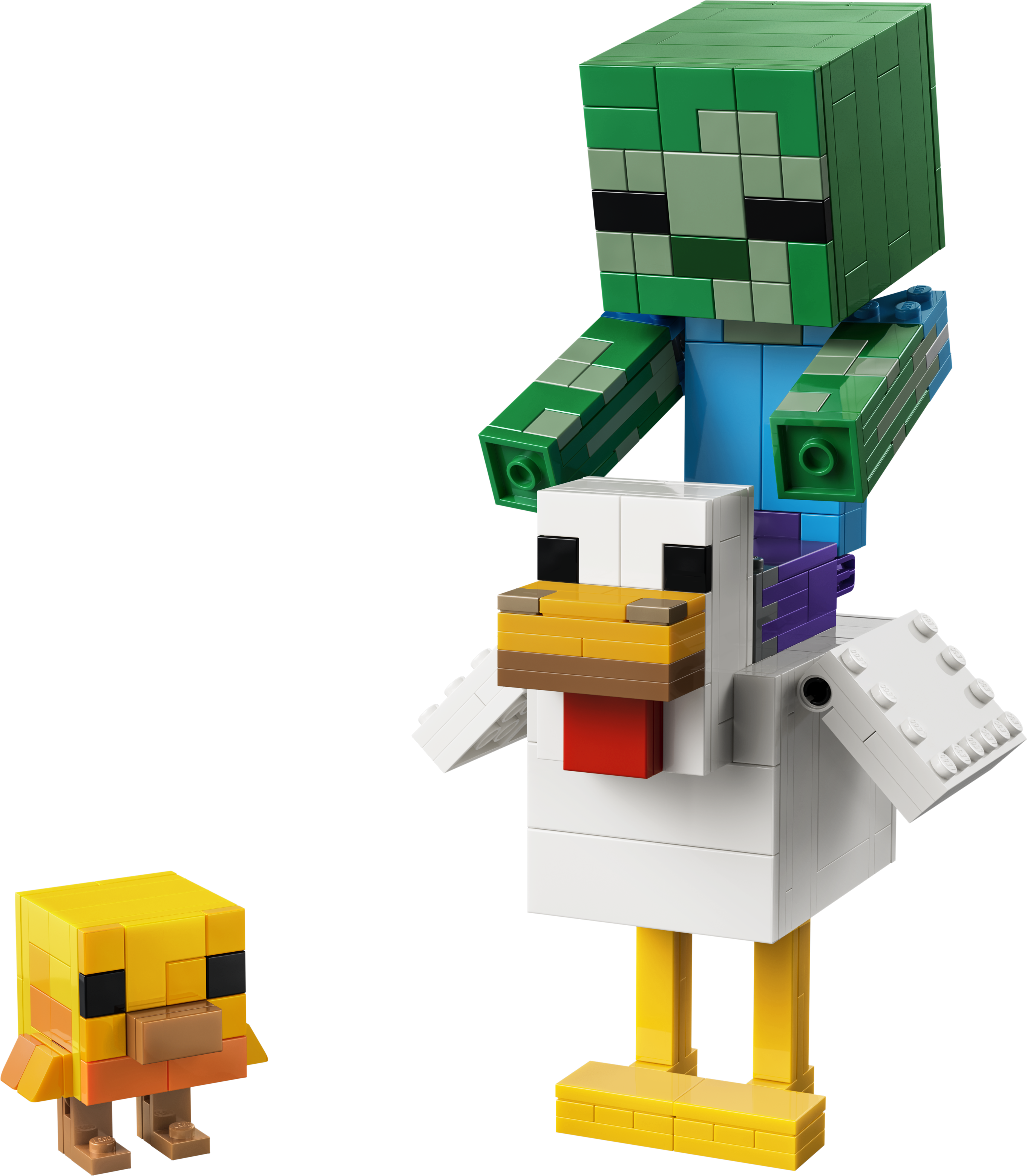 LEGO 21582 Minecraft® Chicken Jockey Building Toy Decor