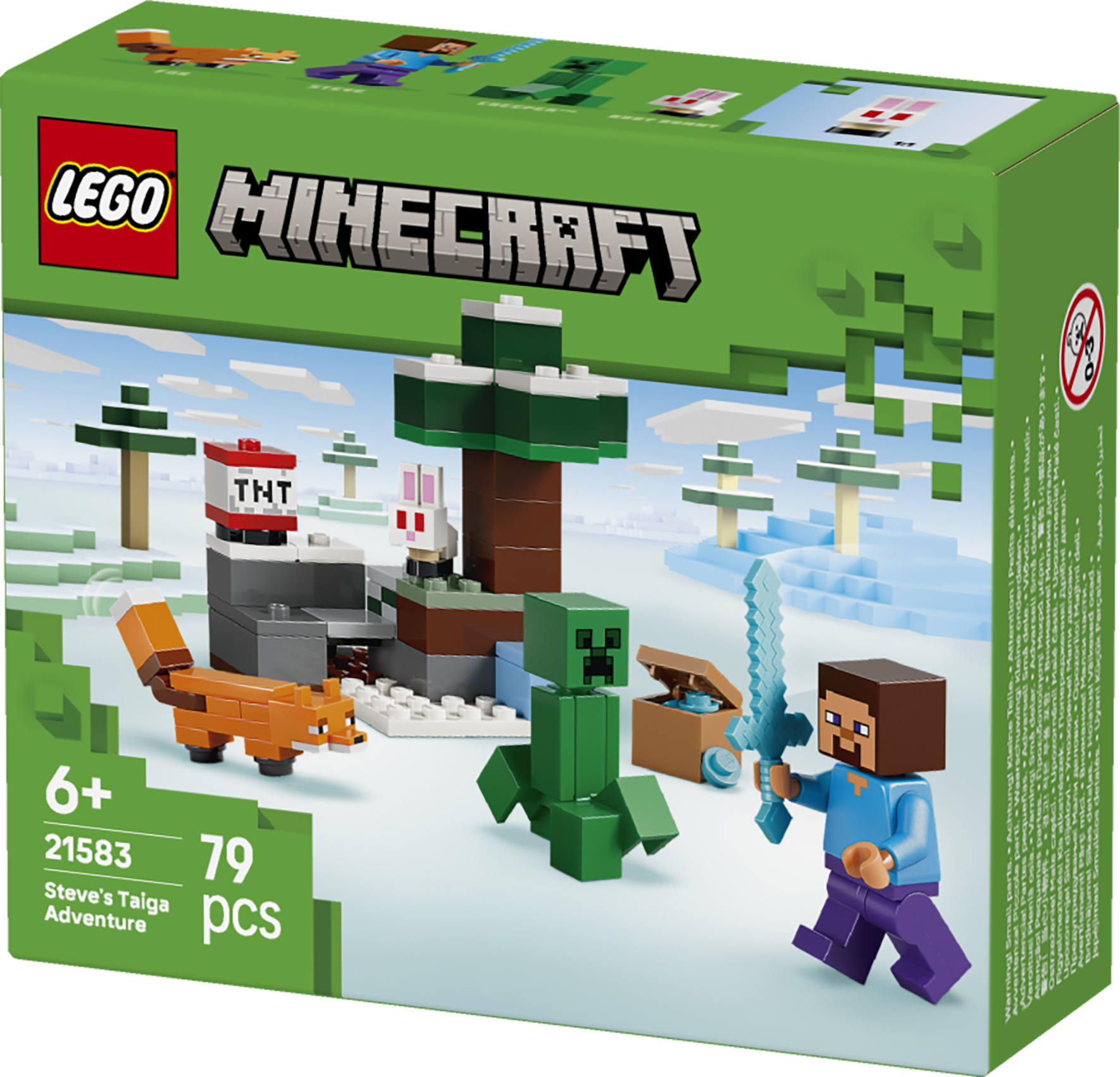 LEGO 21583 Minecraft Steve's Taiga Adventure