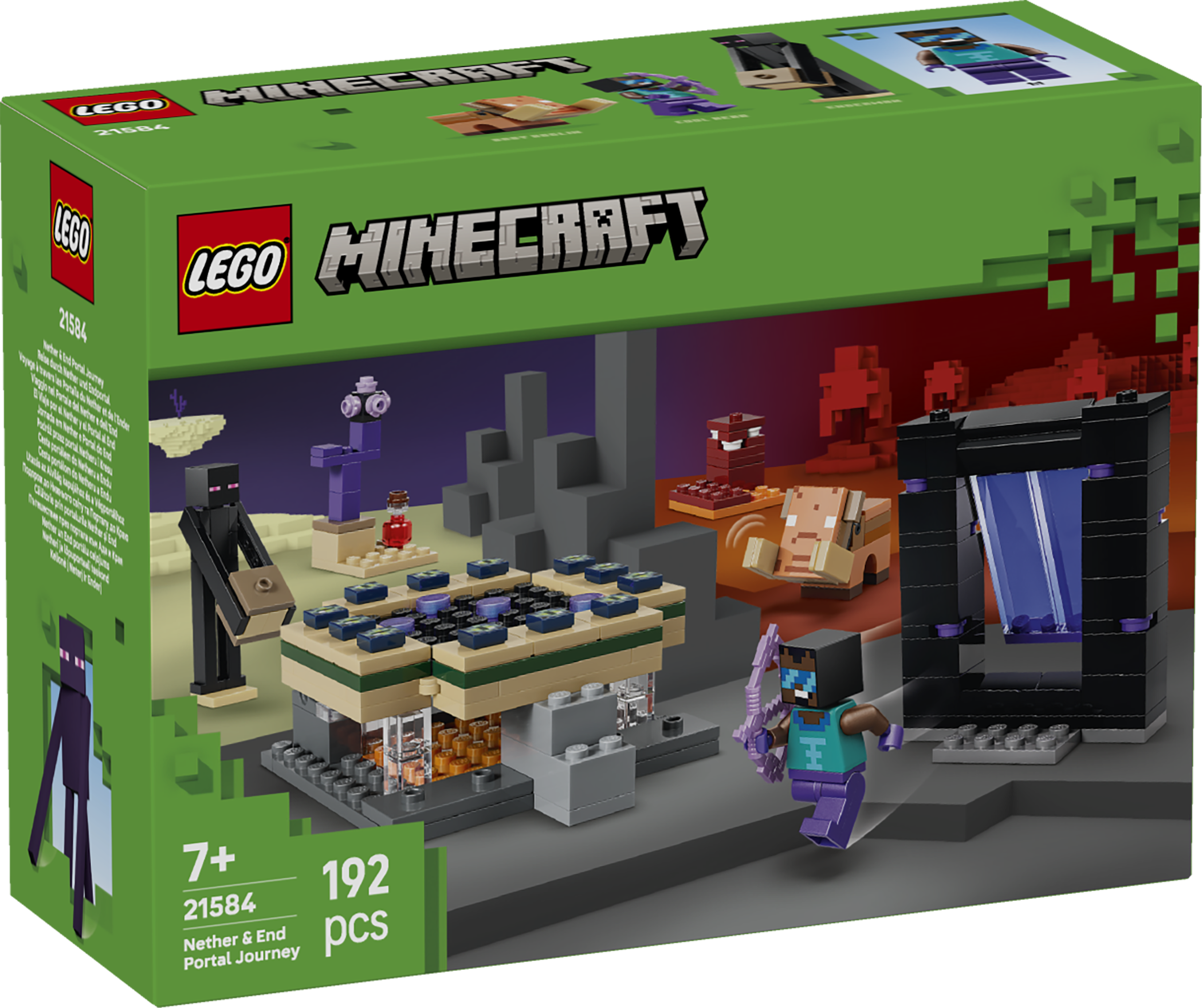 LEGO 21584 Minecraft Nether & End Portal Journey