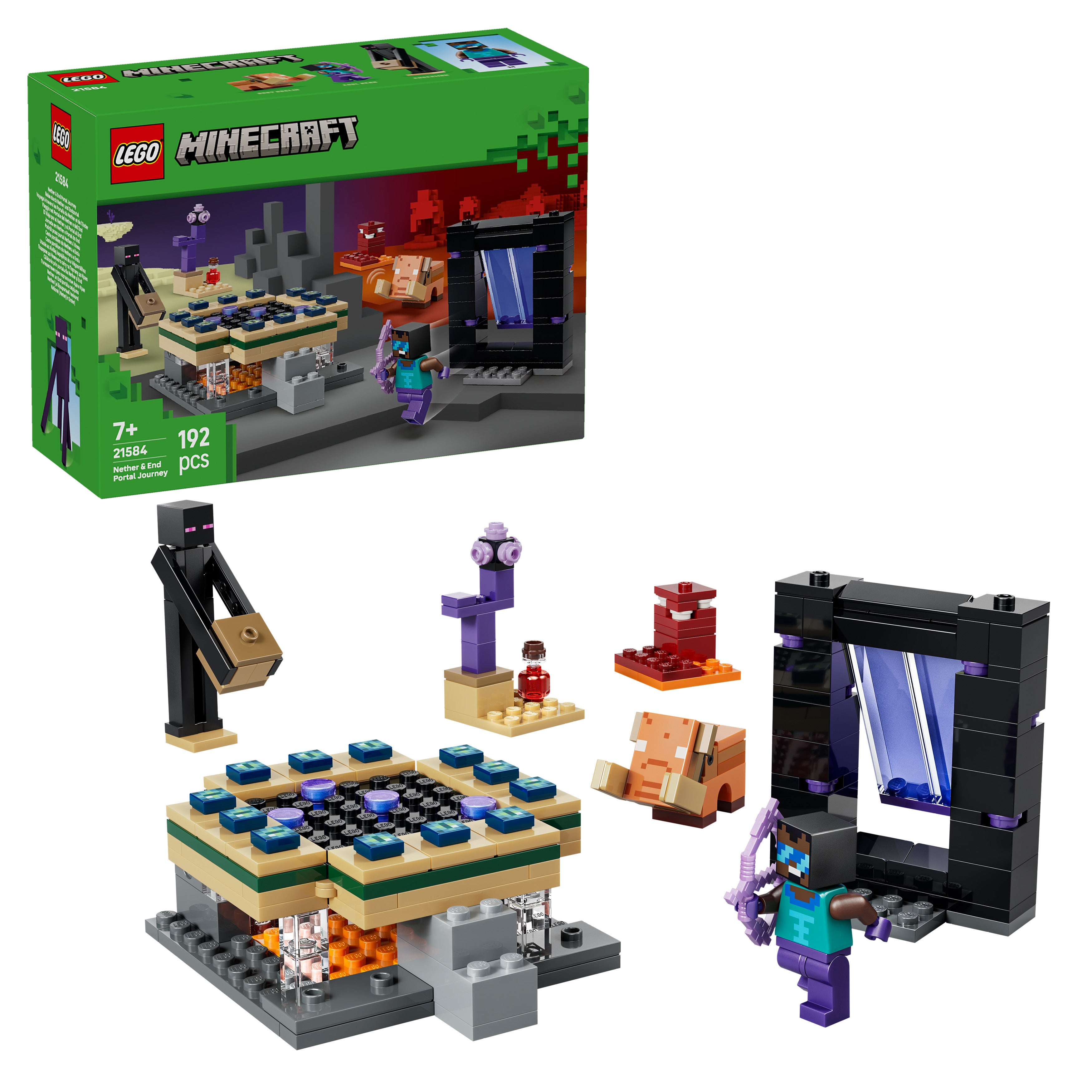 LEGO 21584 Minecraft Nether & End Portal Journey