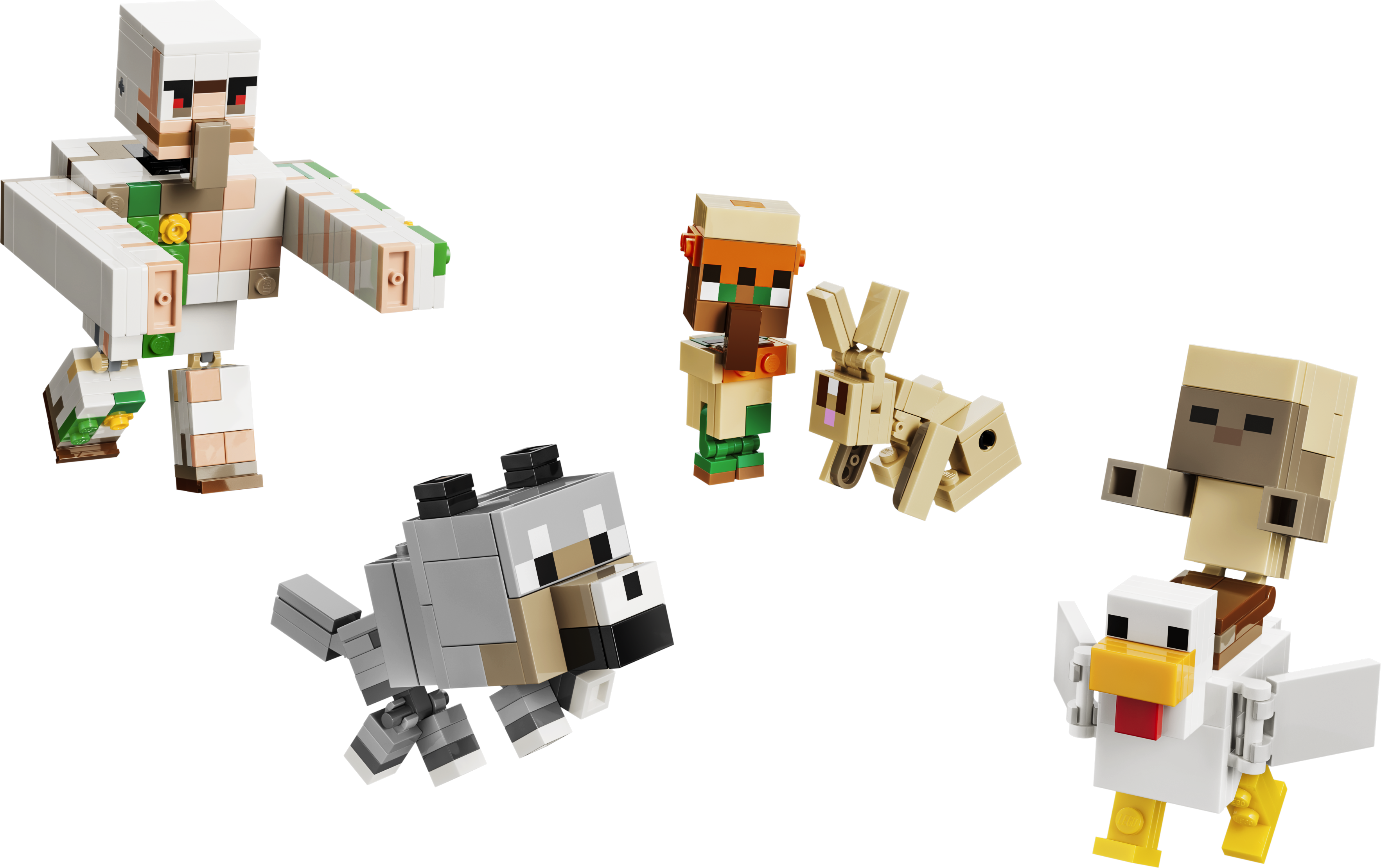 LEGO 21592 Minecraft Chicken Jockey Desert Attack Toy