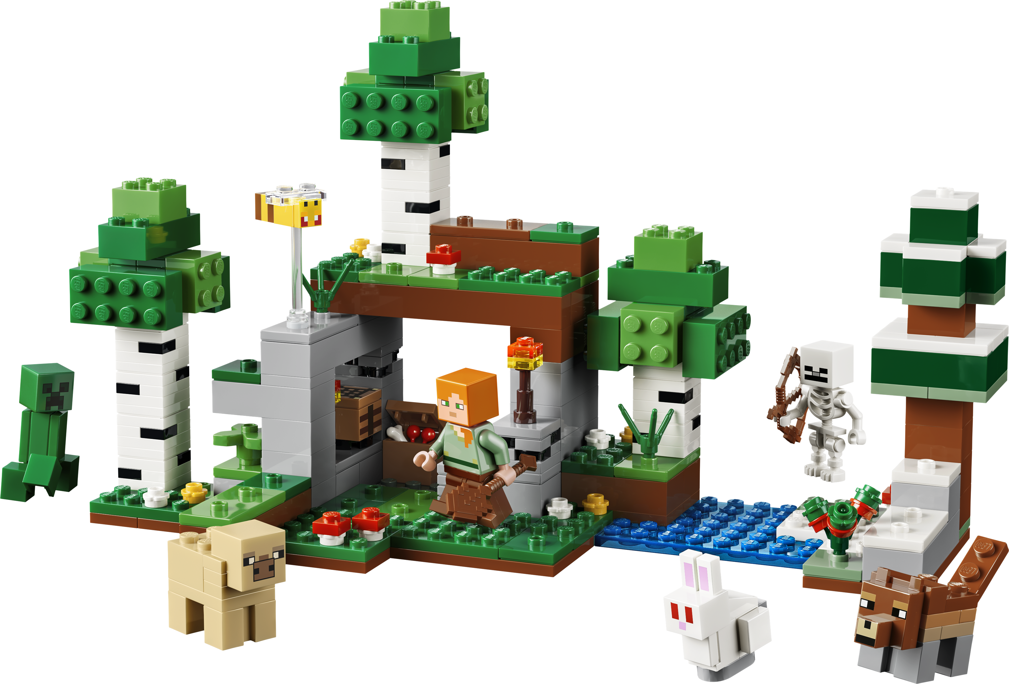 LEGO 21593 Minecraft First Night Adventure Building Toy