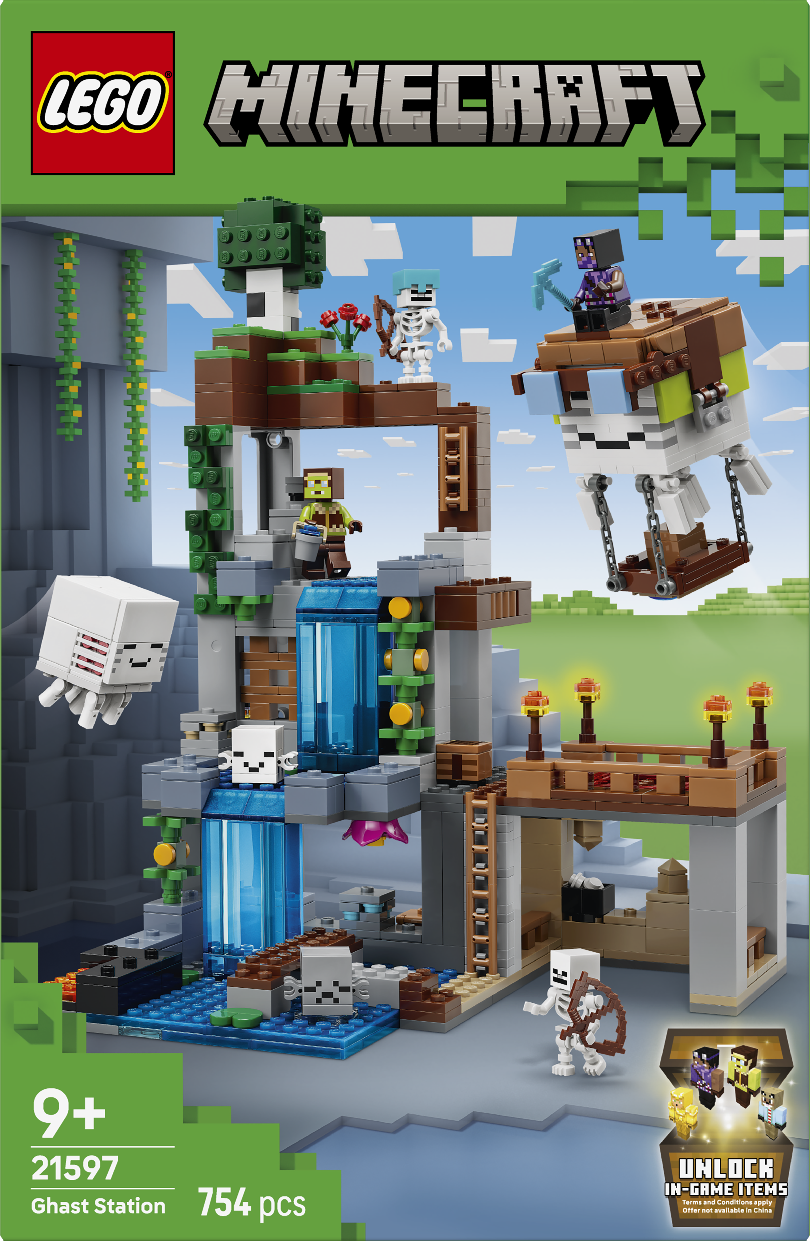 LEGO 21597 Minecraft Ghast Station Pretend Play Gamer Toy