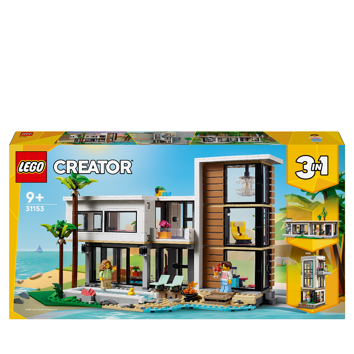 LEGO 31153 Creator 3in1 Modern House Building Set for Kids