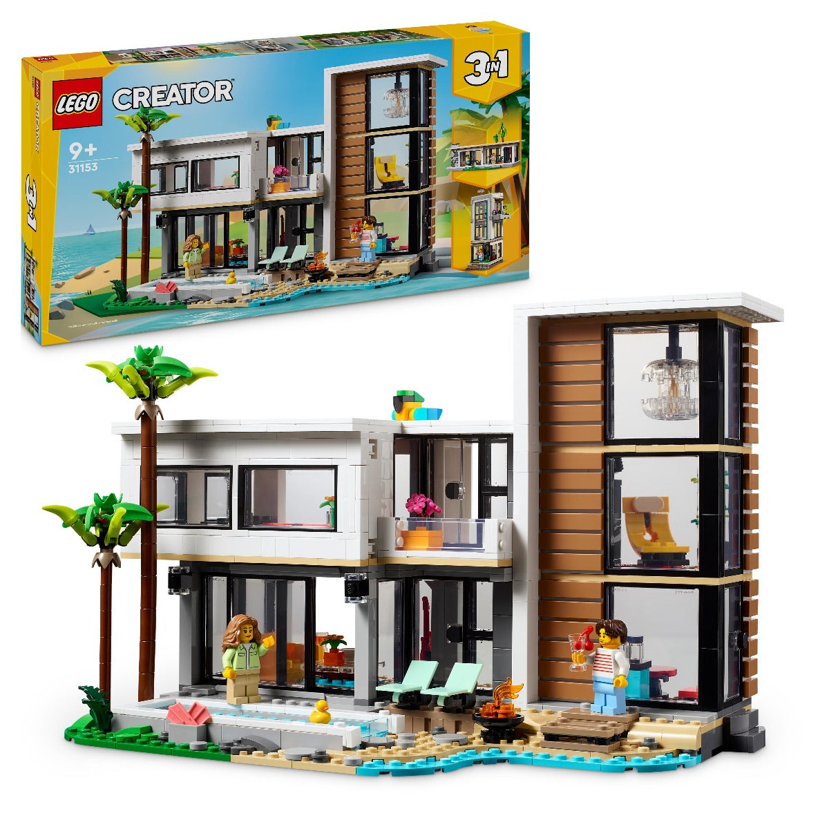 LEGO 31153 Creator 3in1 Modern House Building Set for Kids