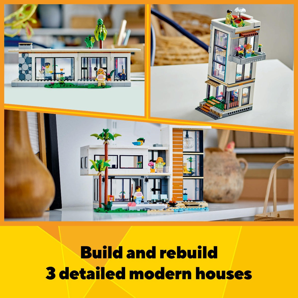 LEGO 31153 Creator 3in1 Modern House Building Set for Kids