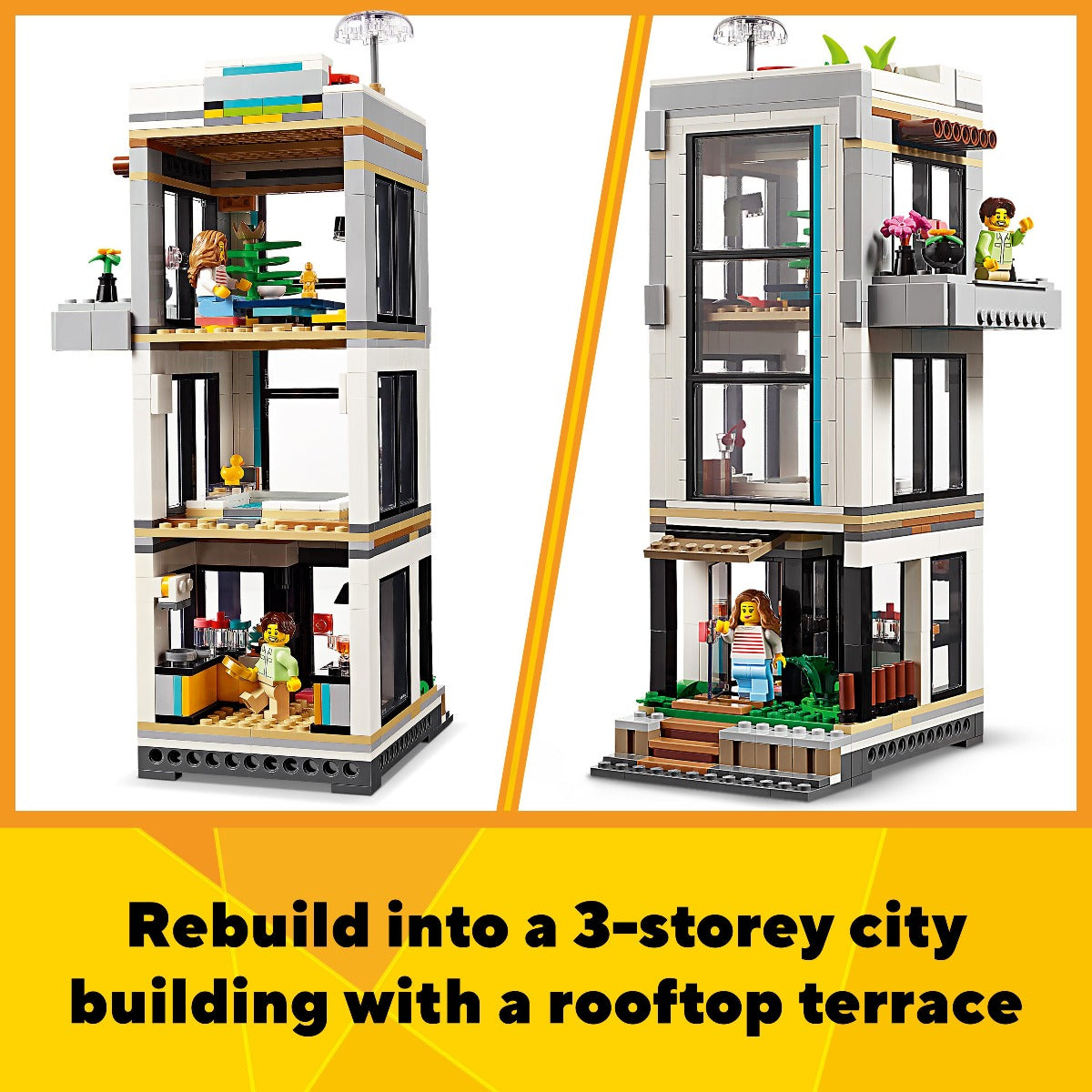 LEGO 31153 Creator 3in1 Modern House Building Set for Kids