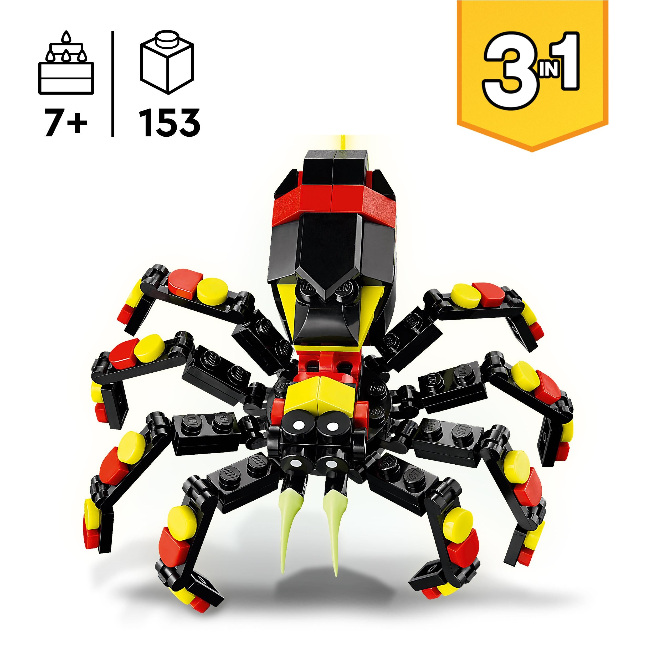 LEGO 31159 Creator 3in1 Wild Animals: Surprising Spider