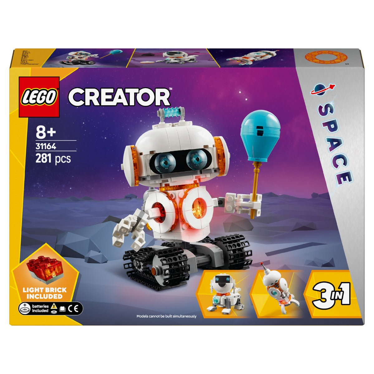 LEGO 31164 Creator 3in1 Space Robot Toy