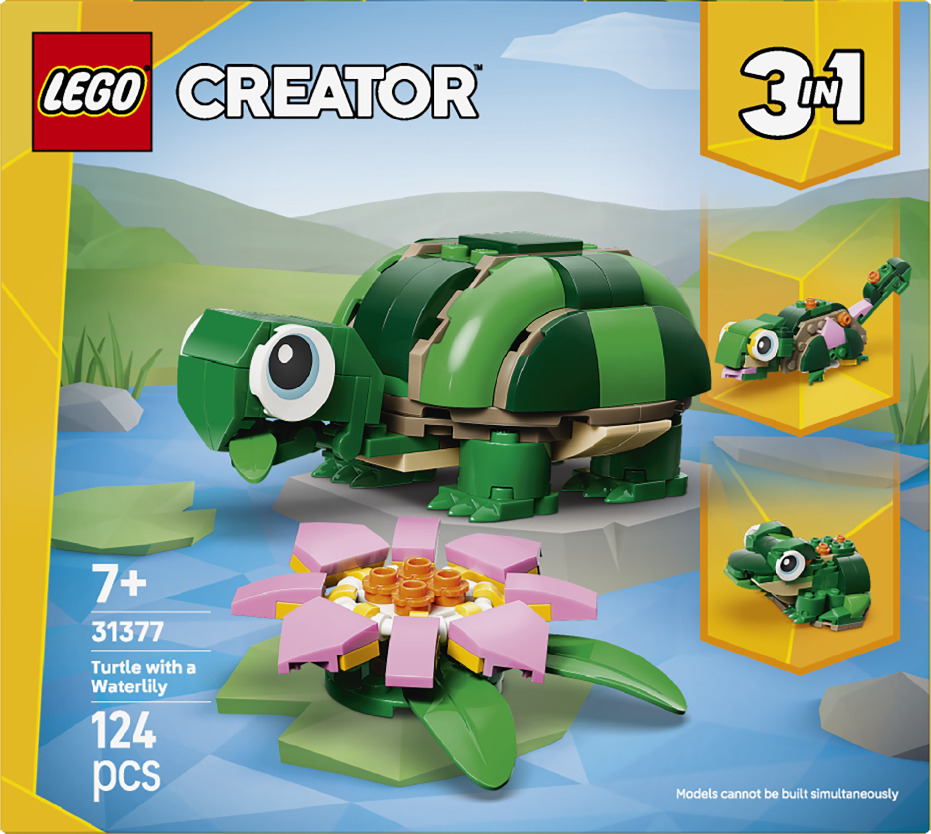 LEGO 31377 LEGO Creator Turtle with a Water Lily Flower