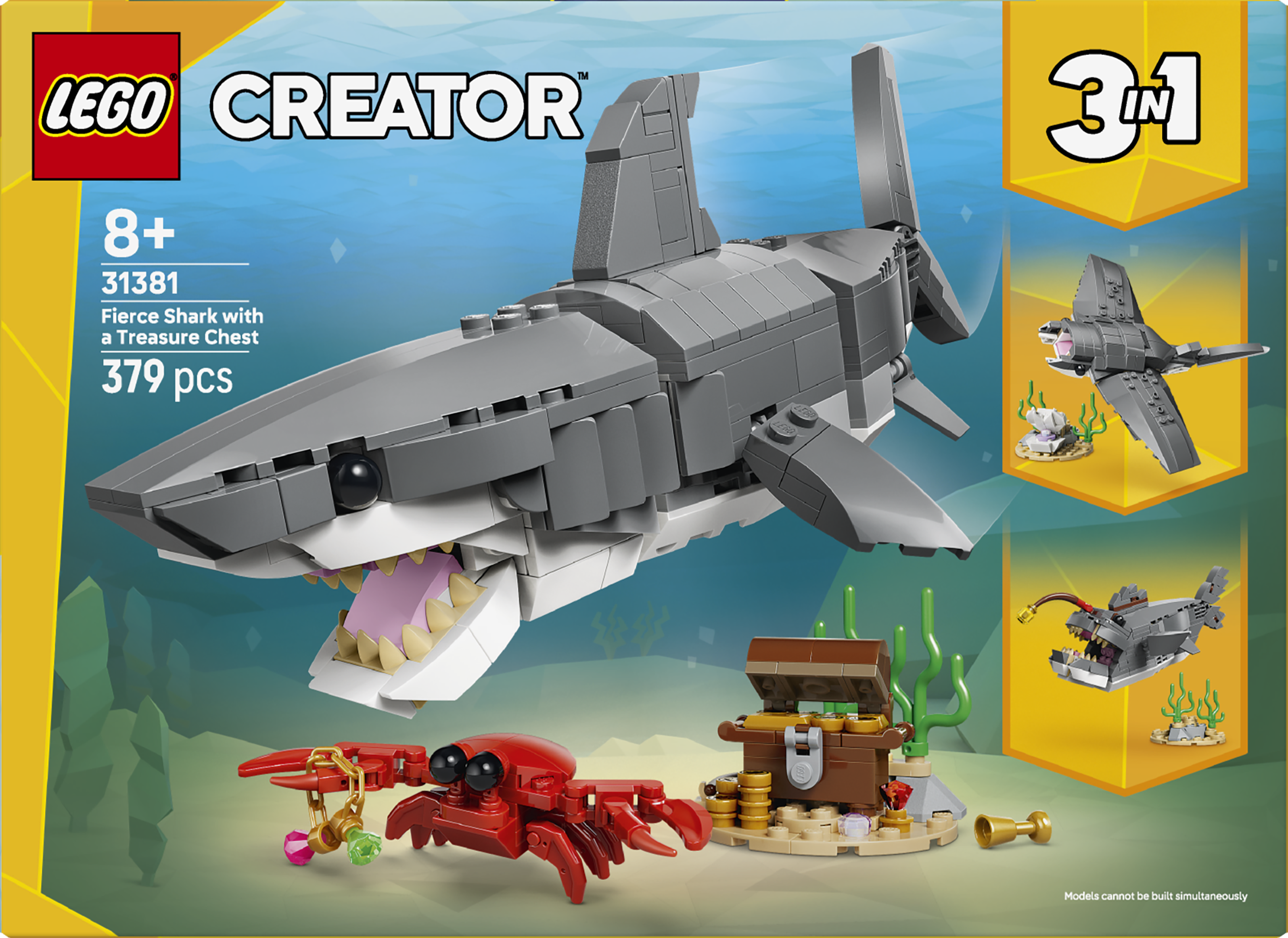 LEGO 31381 LEGO Creator Fierce Shark with a Treasure Chest
