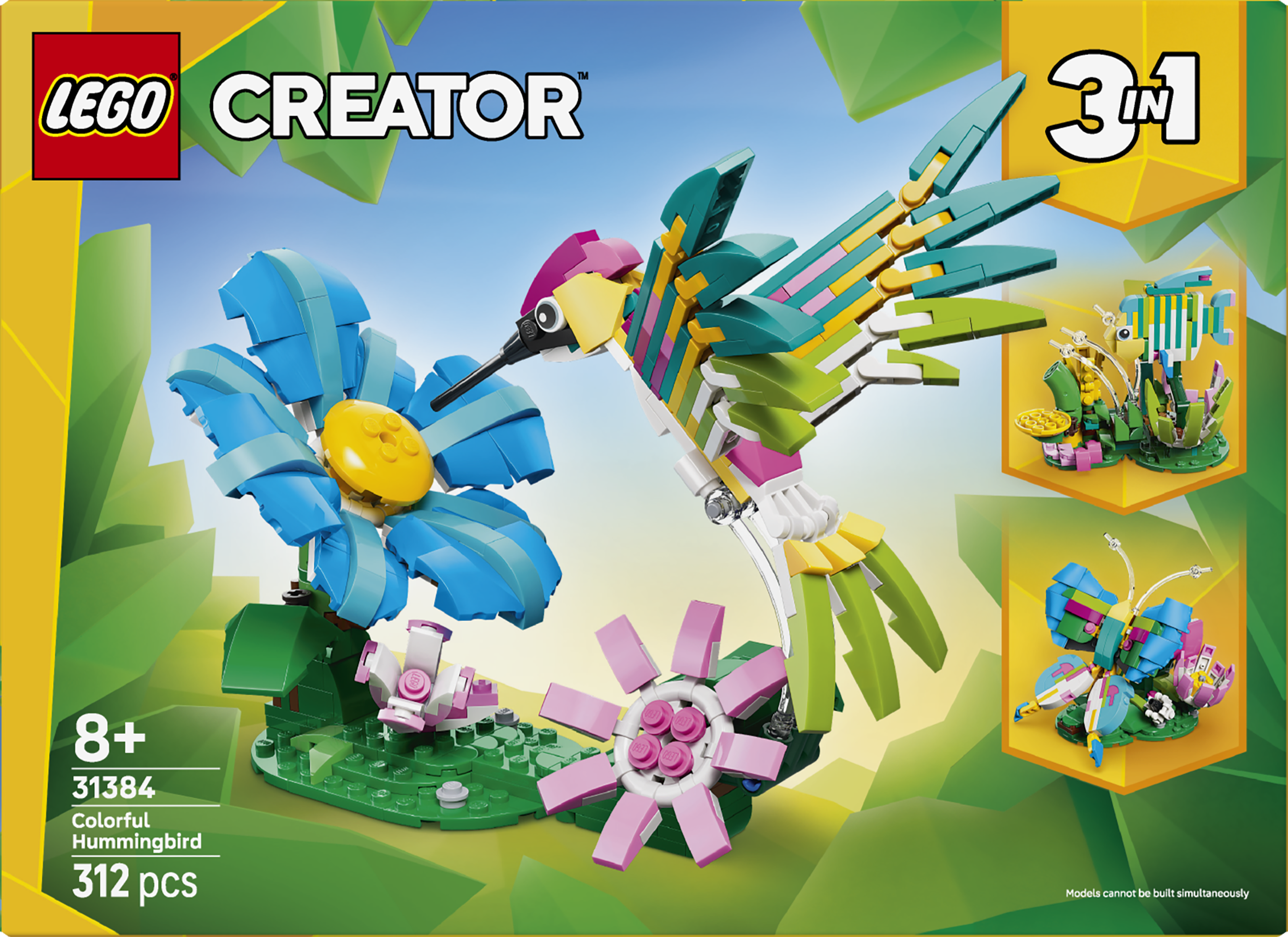 LEGO 31384 LEGO Creator Wild Animals Colourful Hummingbird