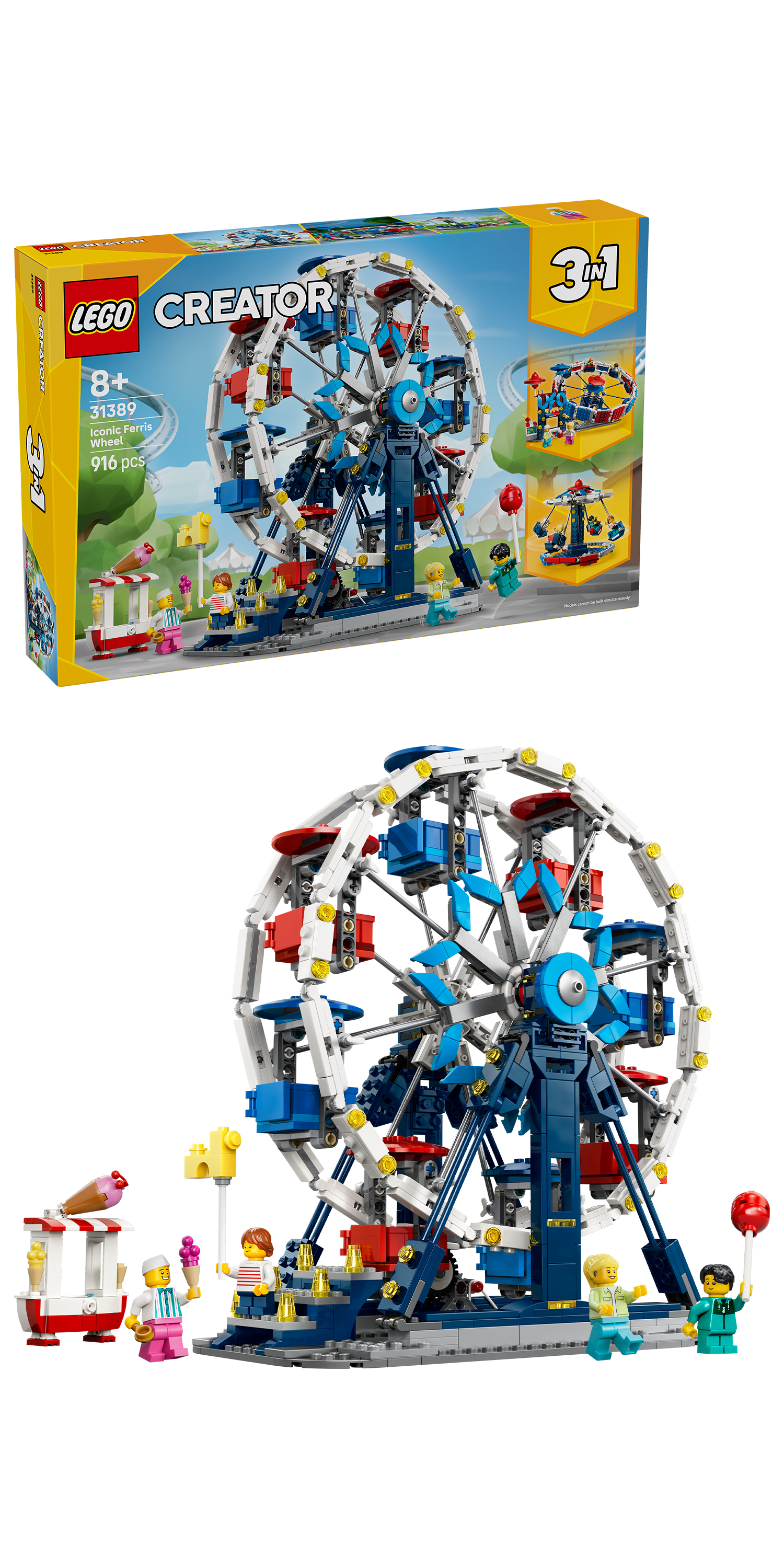 LEGO 31389 Creator 3 in 1 Iconic Ferris Wheel Building Toy