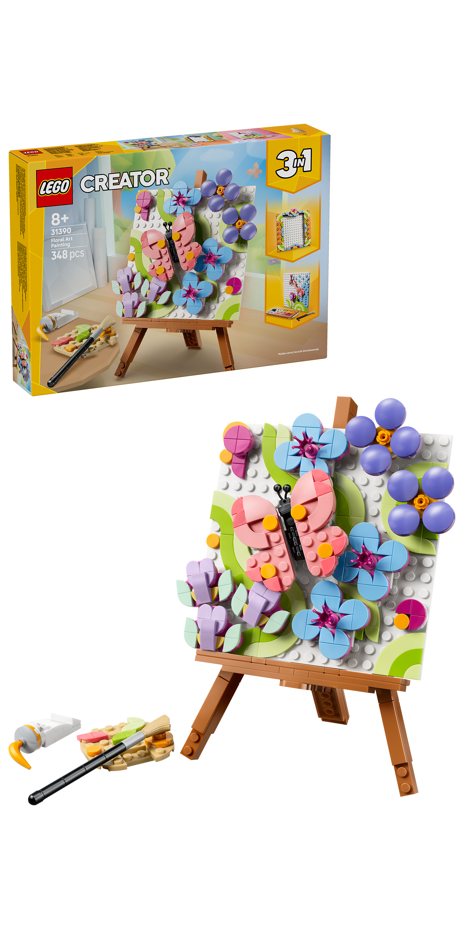 LEGO 31390 Creator 3 in 1 Floral Art Decor Painting