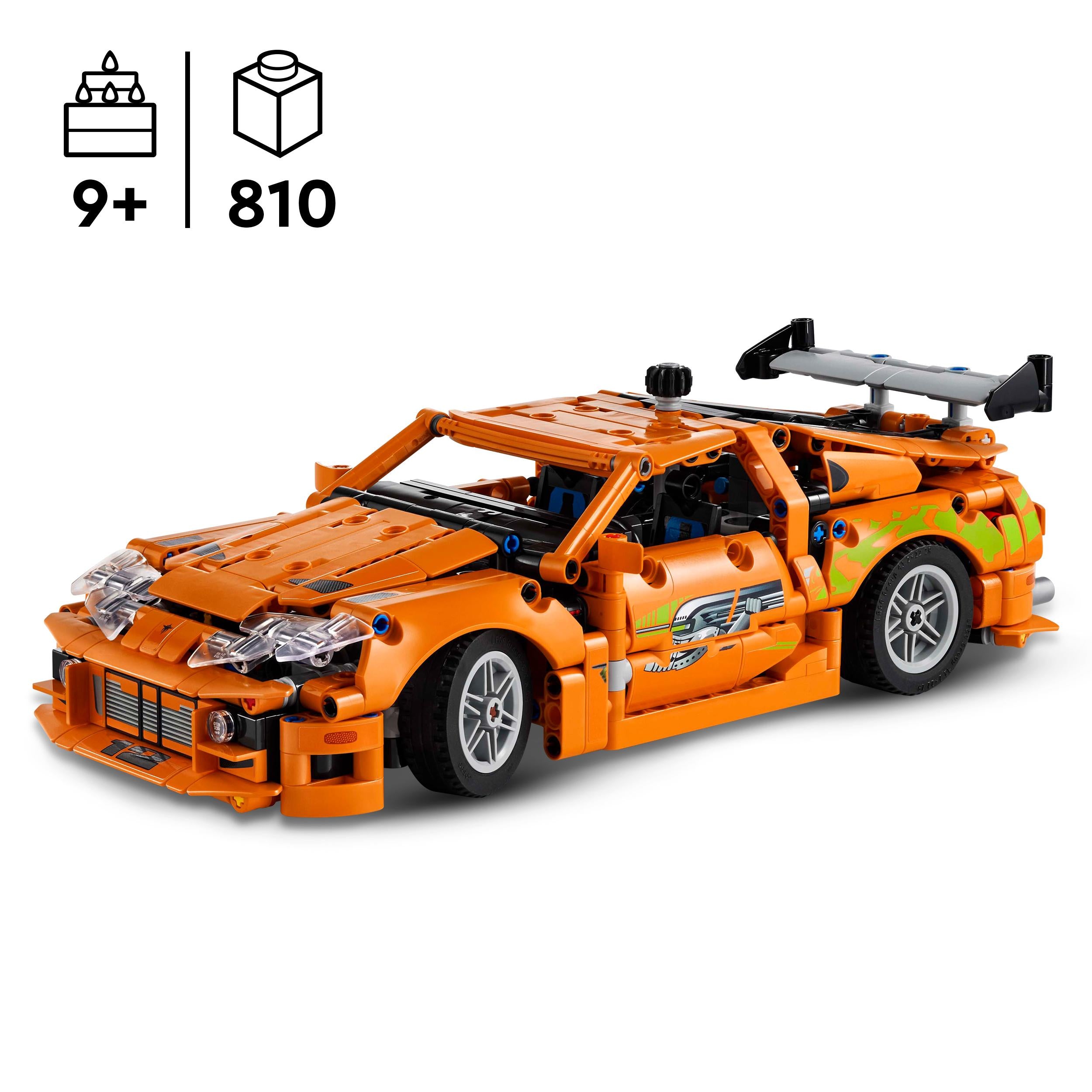 LEGO 42204 Technic Fast and Furious Toyota Supra MK4 Race Car Toy
