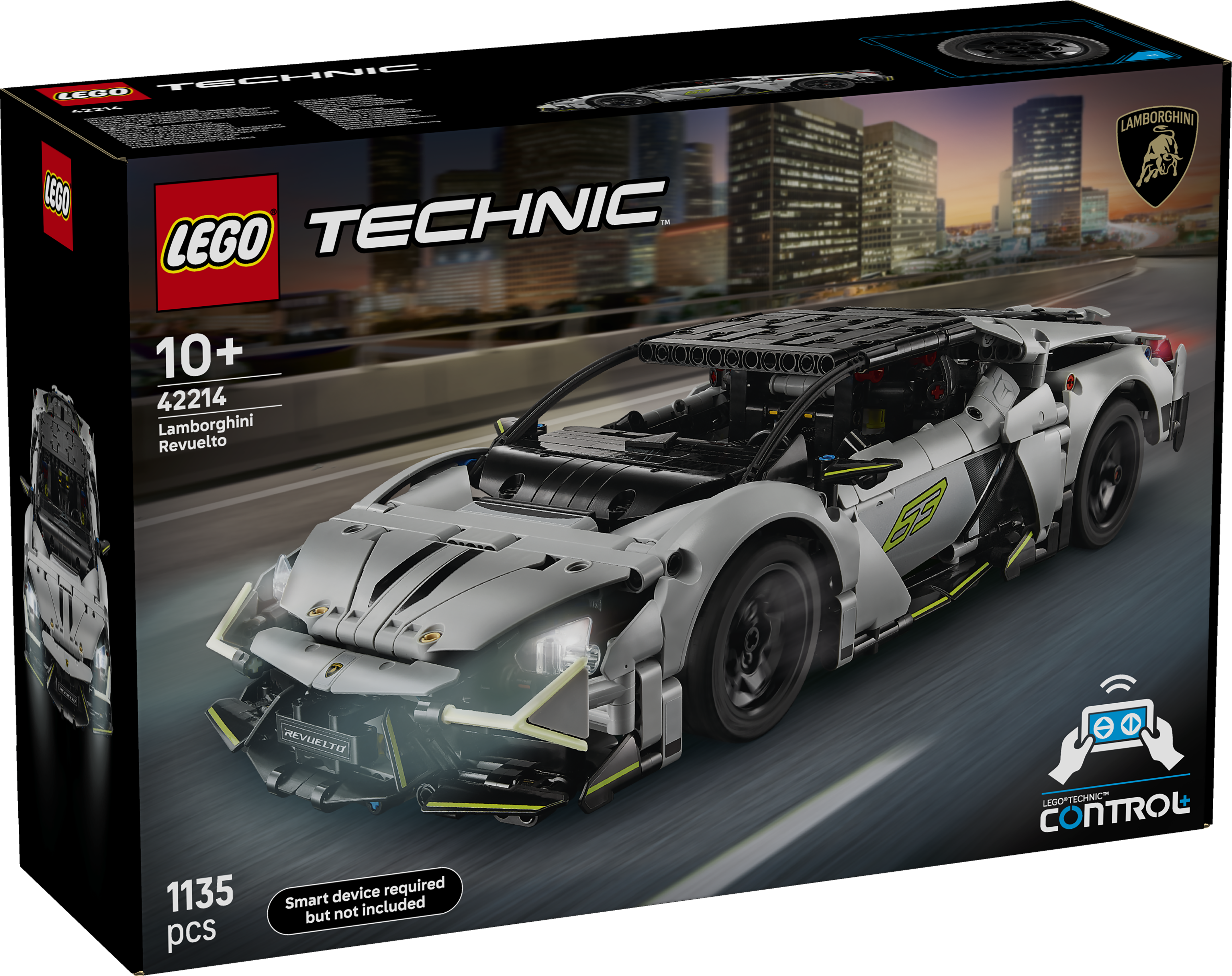 LEGO 42214 Technic Lamborghini Revuelto Super Sports Car Set STEM Building Toy